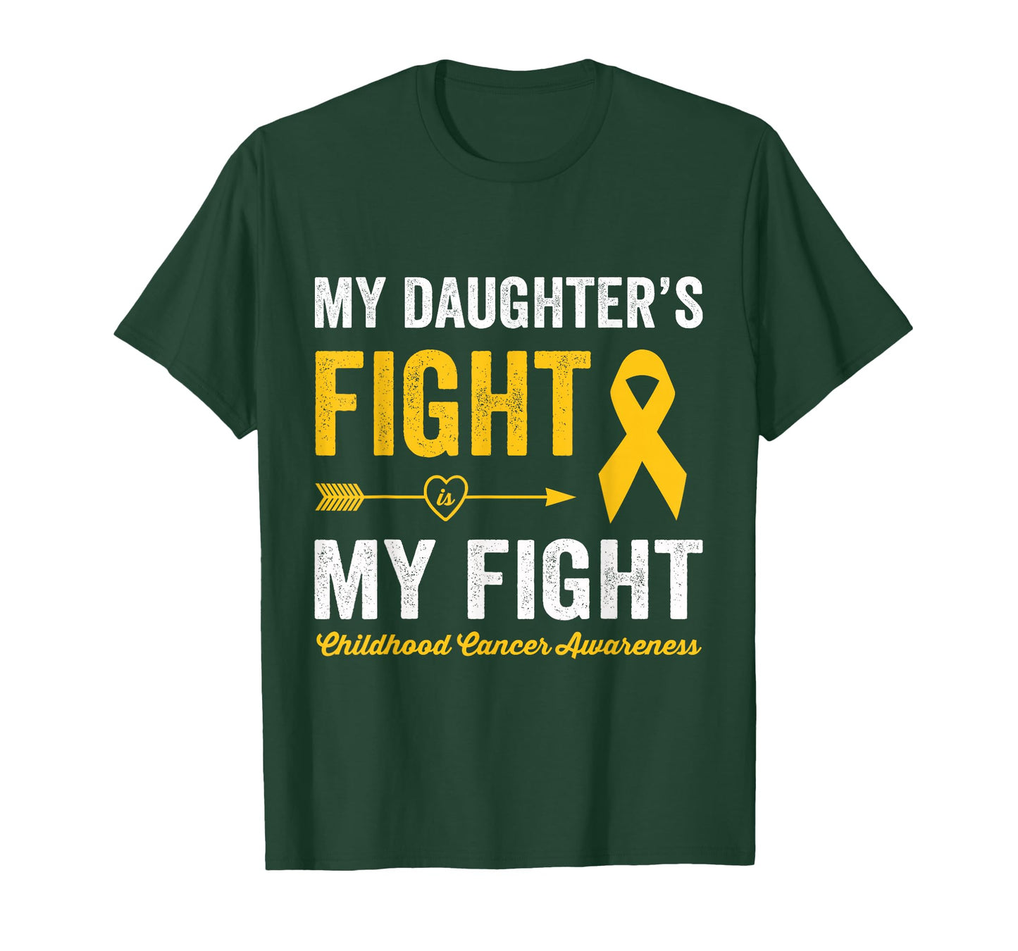 Childhood Cancer Daughter My Daughter's Fight Is My Fight T-Shirt