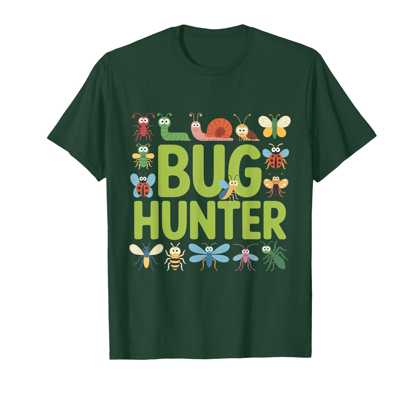 Bug Catcher Insect Lover Entomologist Biologist Boys Girls T-Shirt