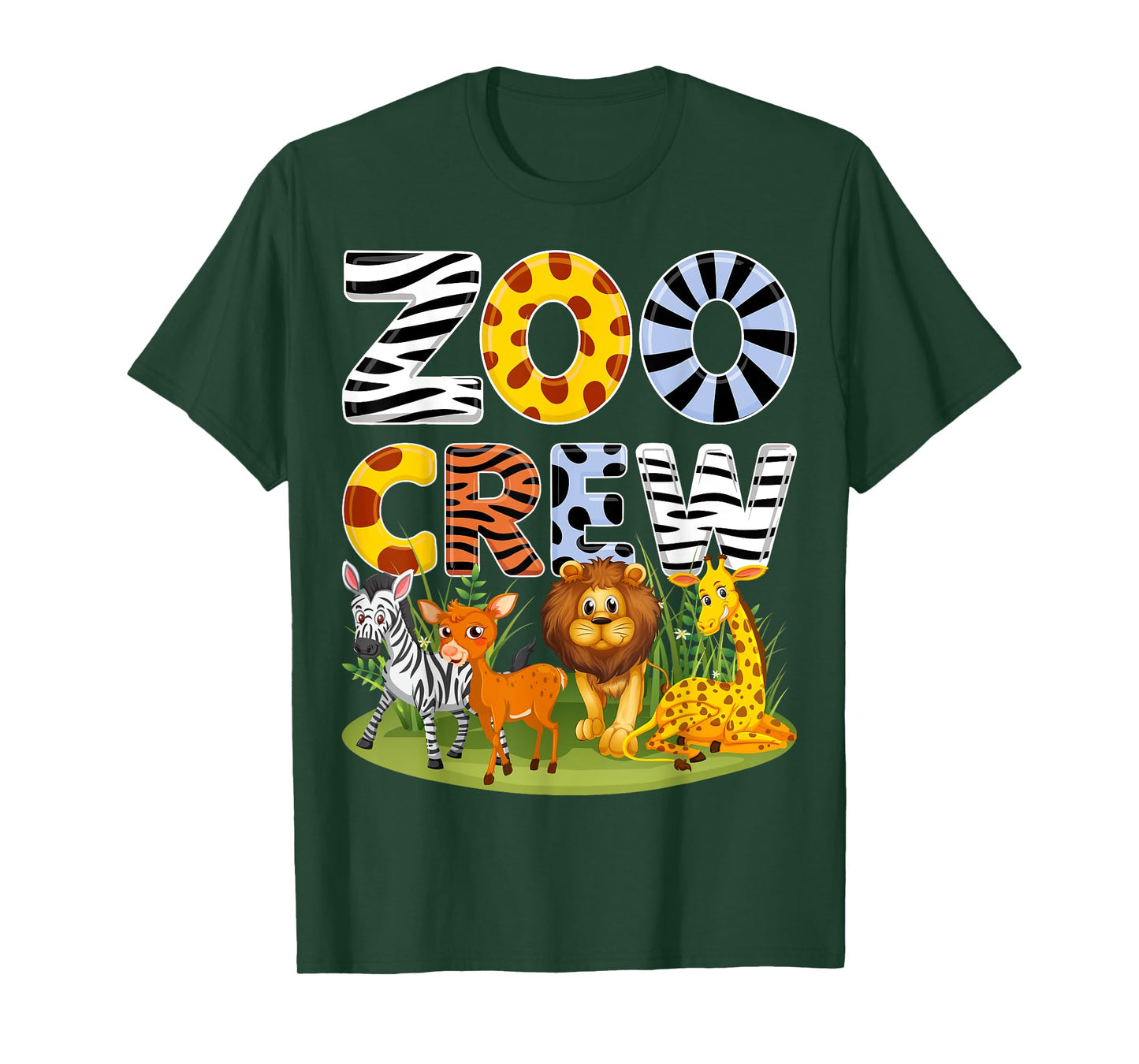 Zoologist Safari Tour Jungle Adventure Animal Lover Zoo Crew T-Shirt