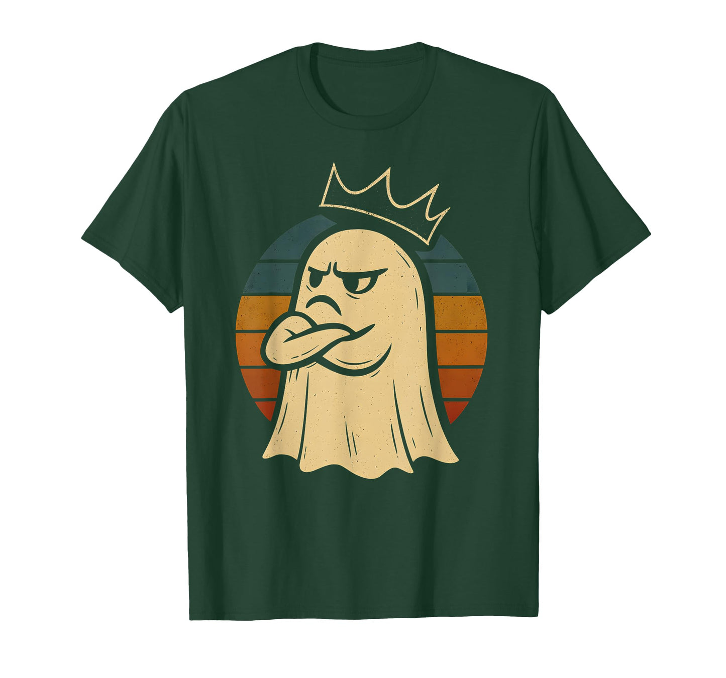 Ghost King Boo Sheet Men Women Halloween Party T-Shirt