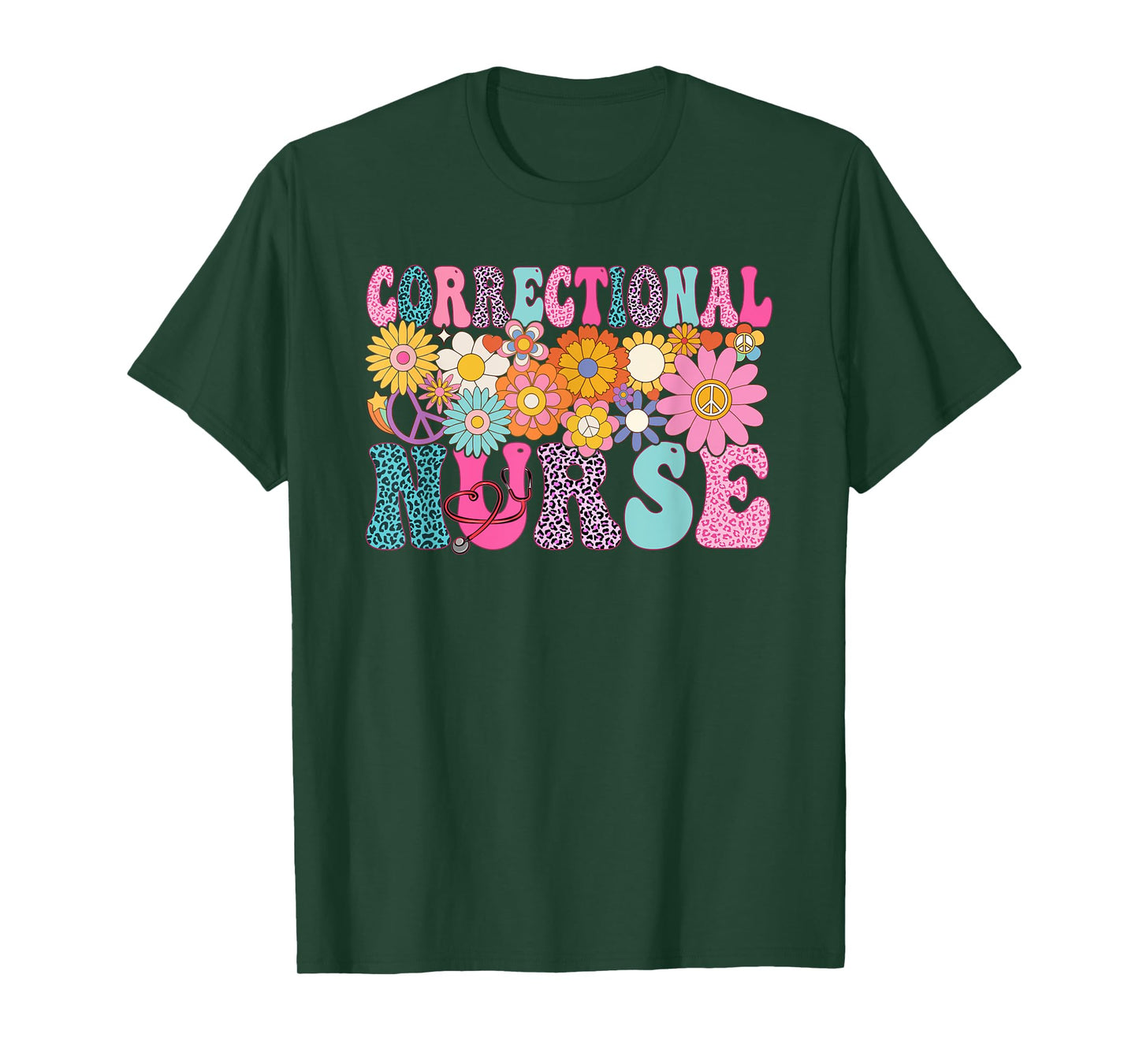 Correctional Nurse Week Groovy Appreciation Day For Women T-Shirt