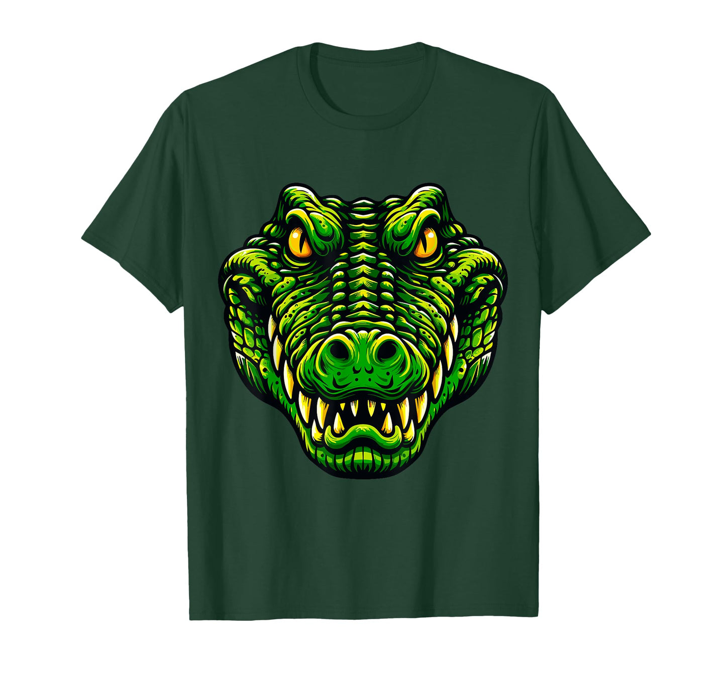 Wild Crocodile Head Alligator T-Shirt