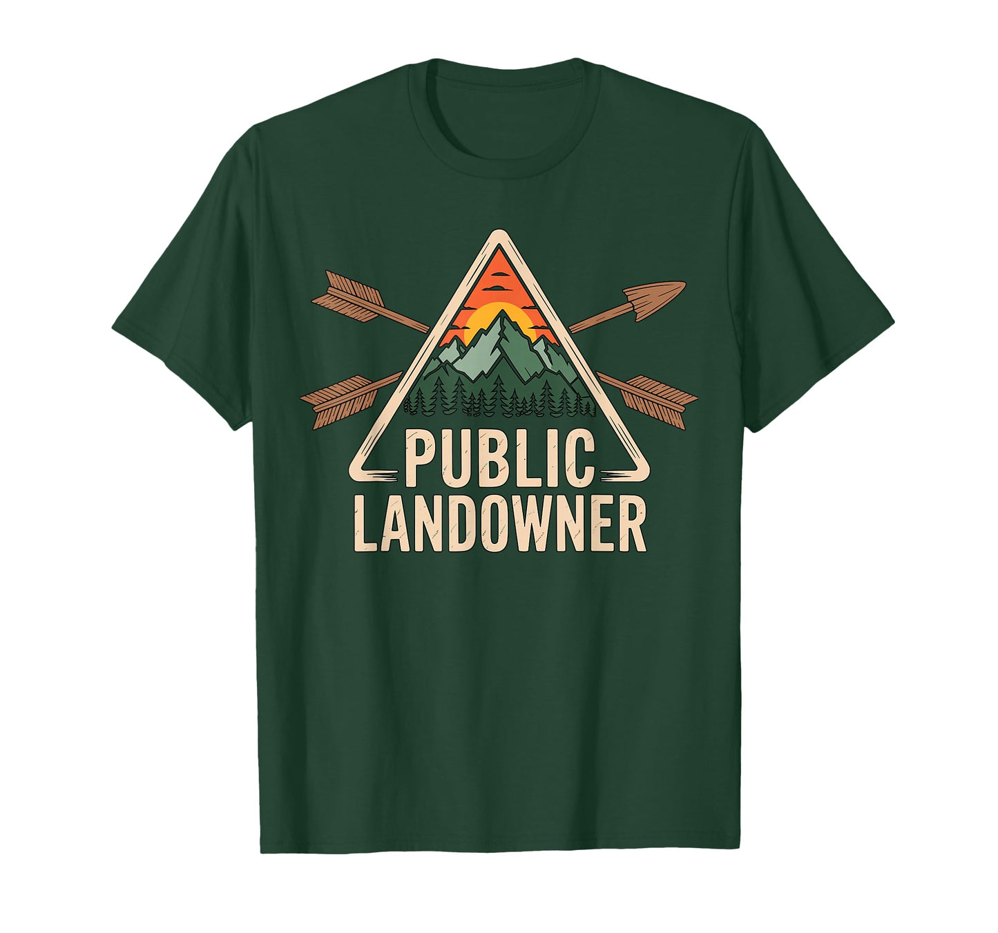 Public Landowner Nature Mountains Camping Hiking T-Shirt