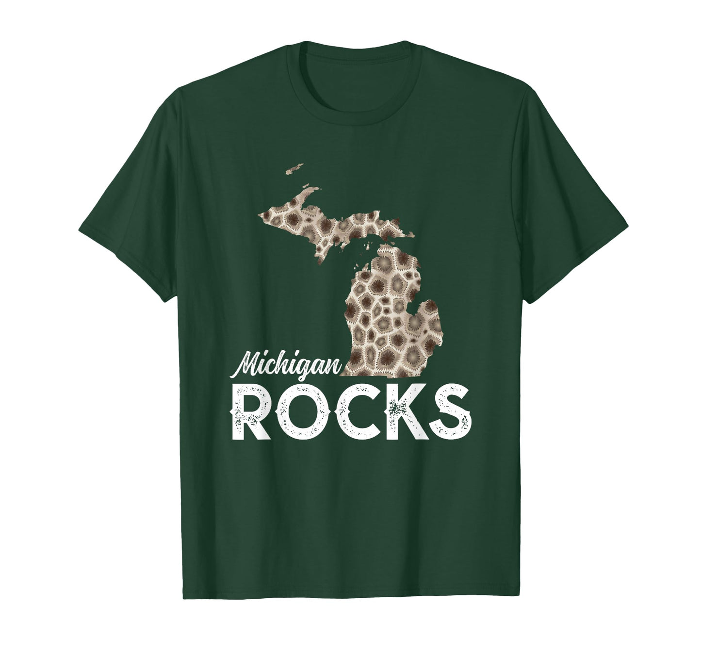 Michigan Rocks Petoskey Stones Midwest Rock Collector T-Shirt