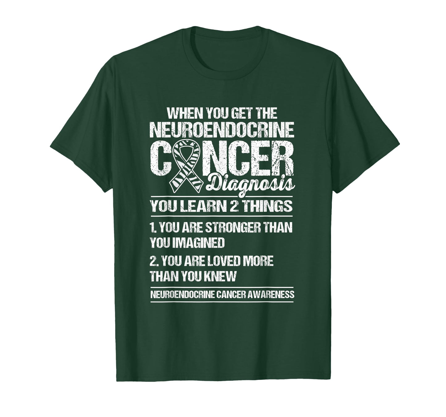 Neuroendocrine Tumor Awareness NET Cancer Warrior Carcinoid T-Shirt