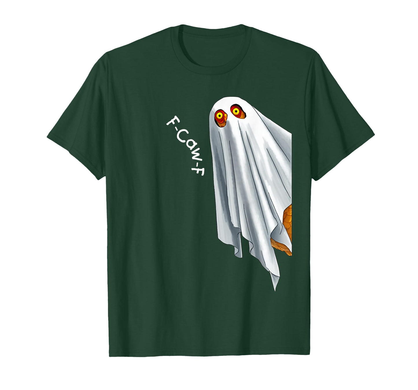 Funny FCAWF Chicken F-Caw-F Chicken for Halloween Men Women T-Shirt