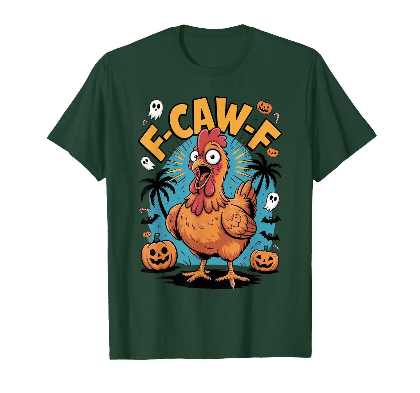 F-CAW-F Funny Rooster Pun T-Shirt