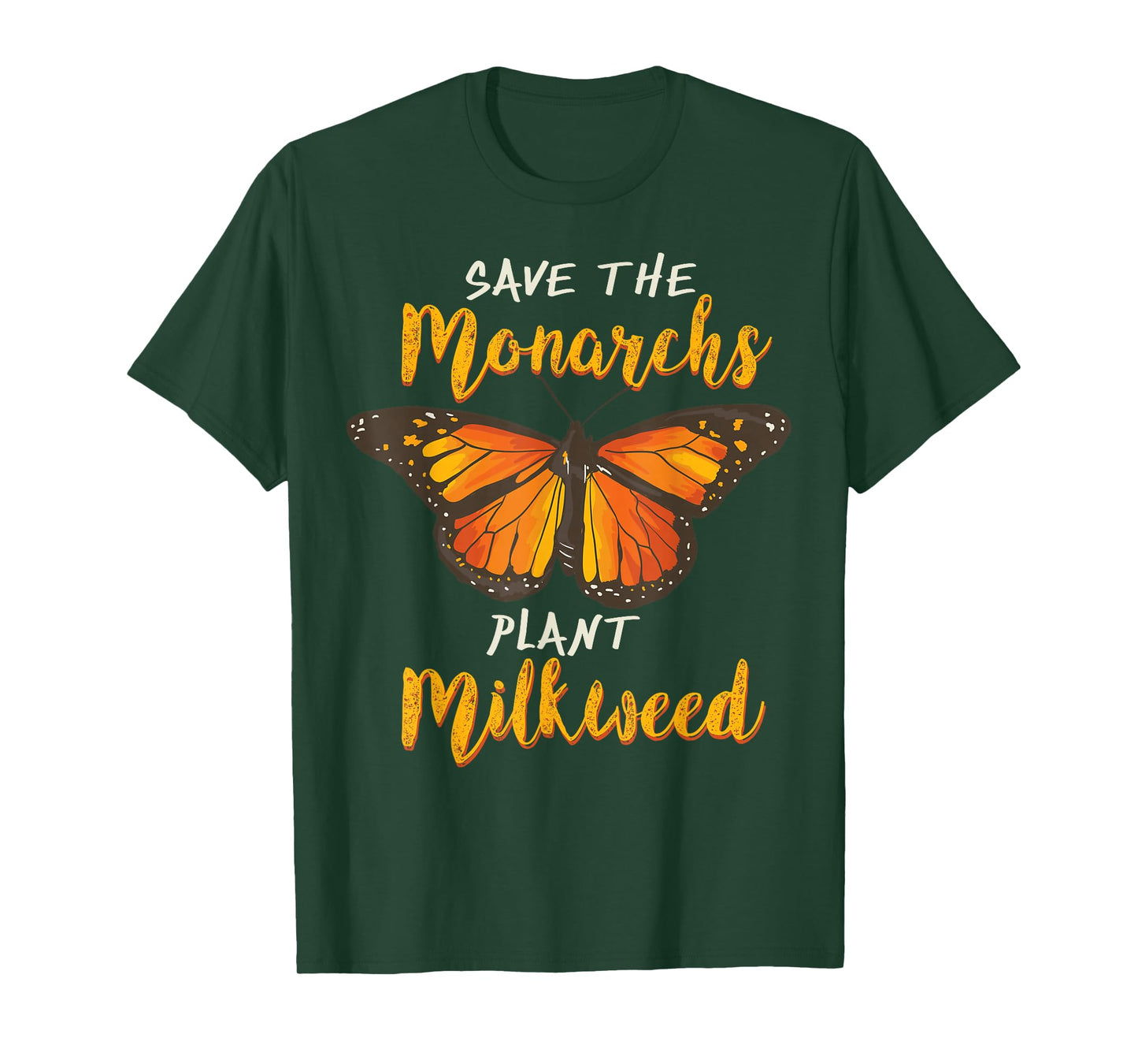 Save The Monarchs Plant More Milkweed Butterfly Gift T-Shirt