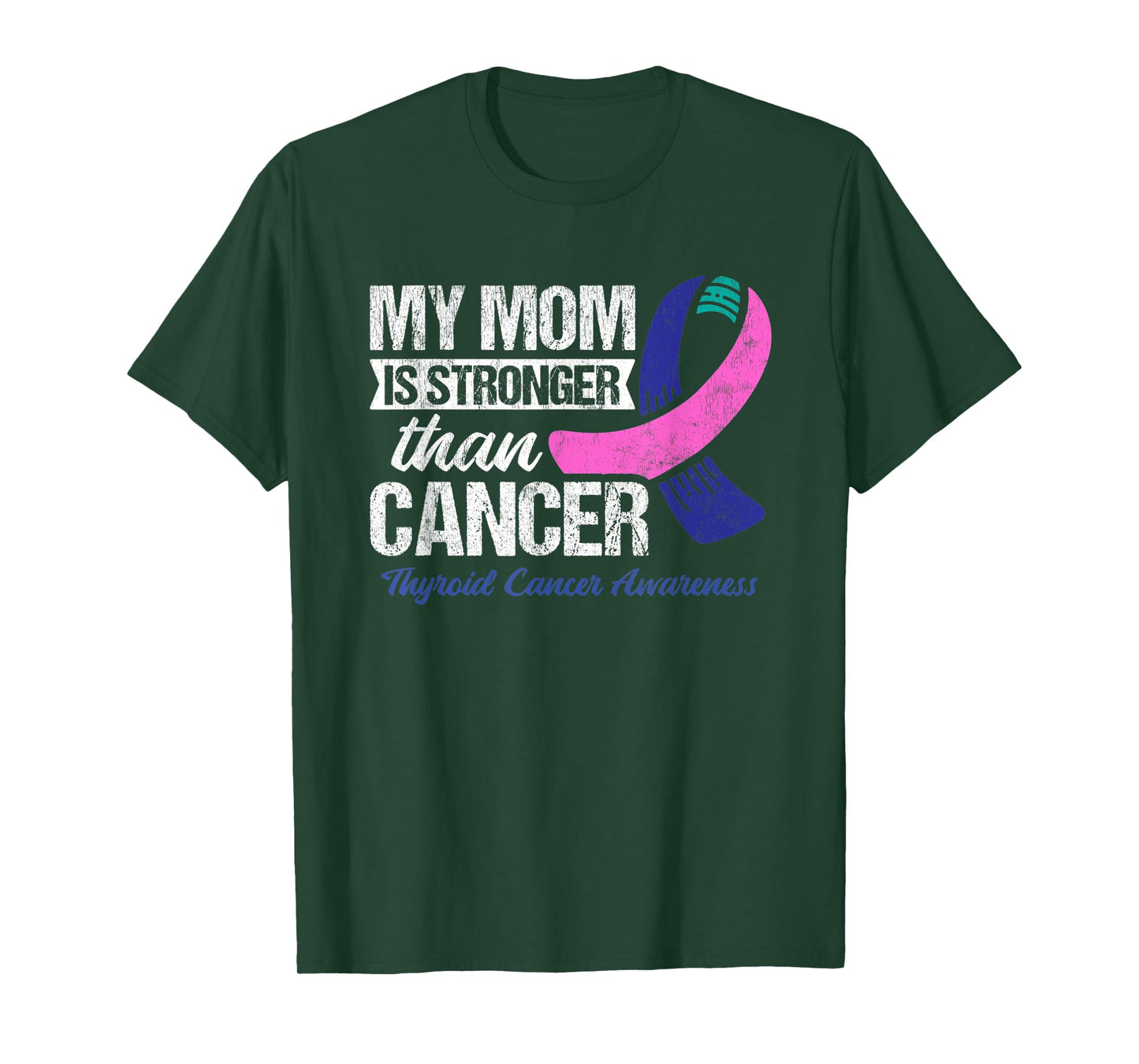 My Mom Is Stronger Than Cancer Thyroid Cancer T-Shirt