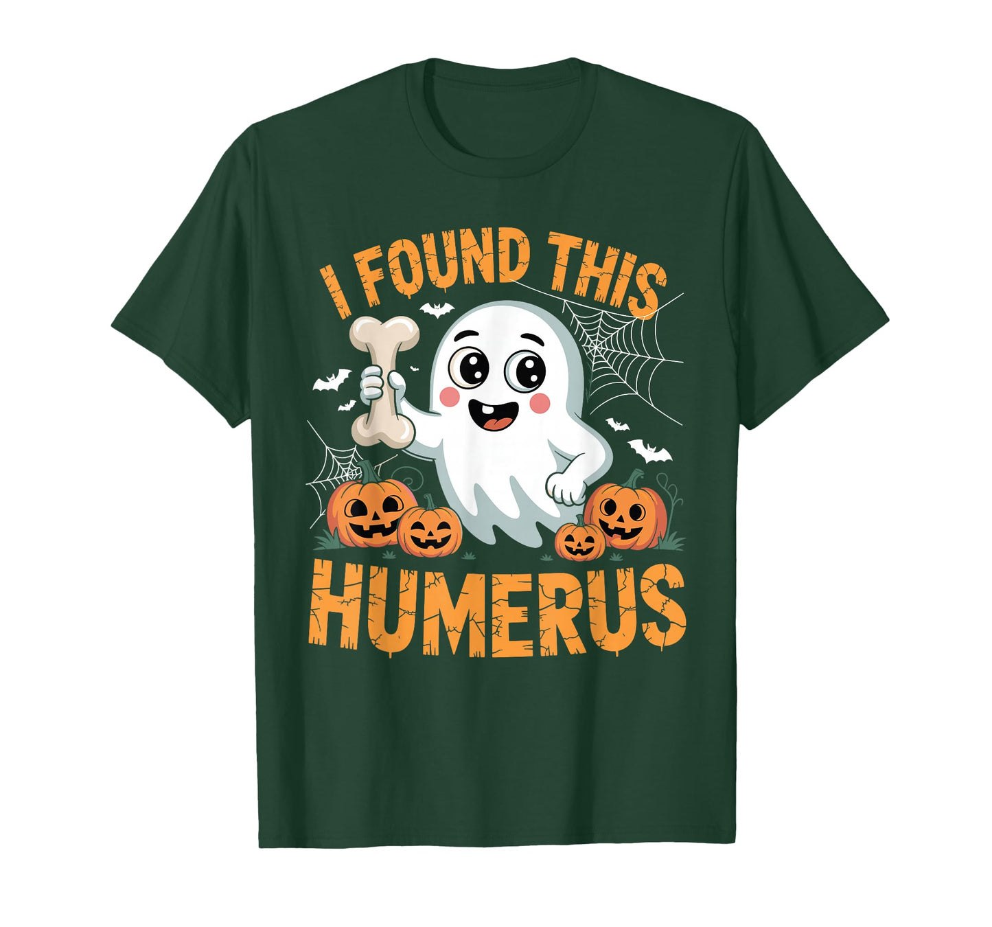 I Found This Humerus Vintage Skeleton Ghost Artwork T-Shirt