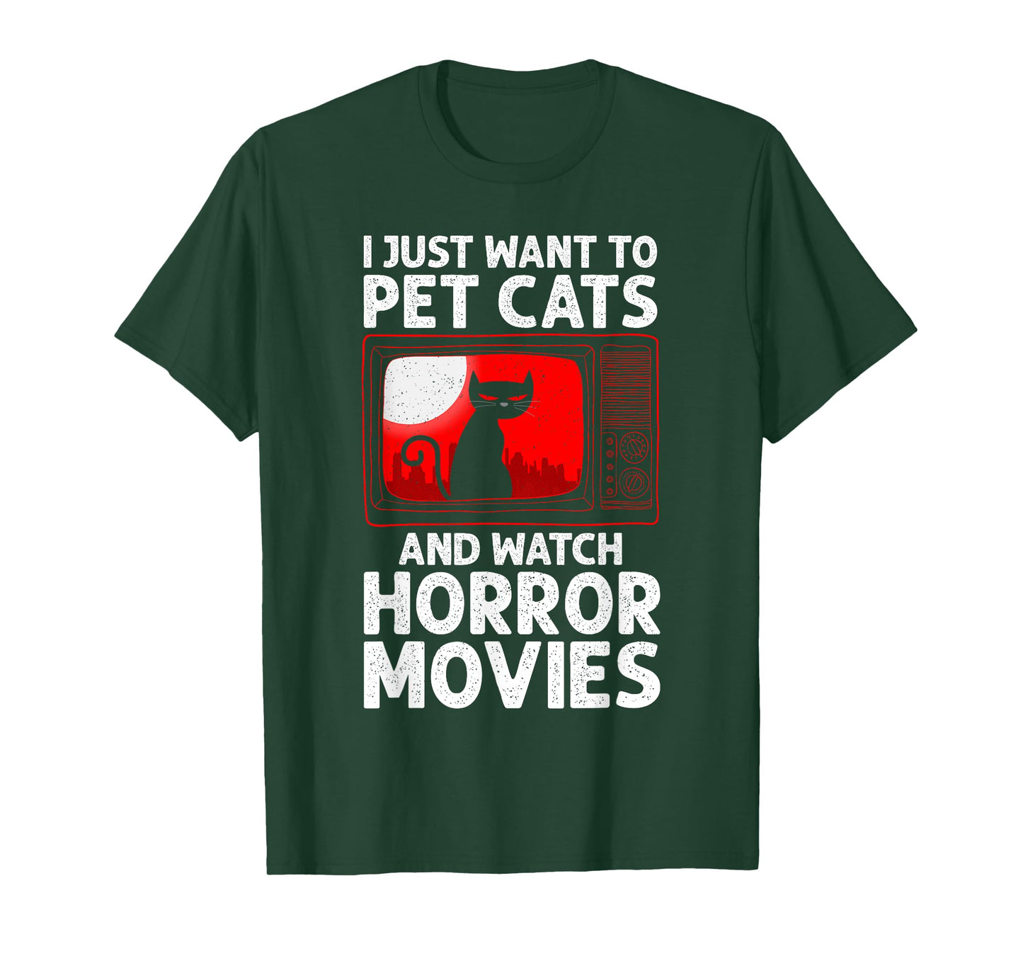 Cute Horror Movie Design For Men Women Horror Movie Lover T-Shirt