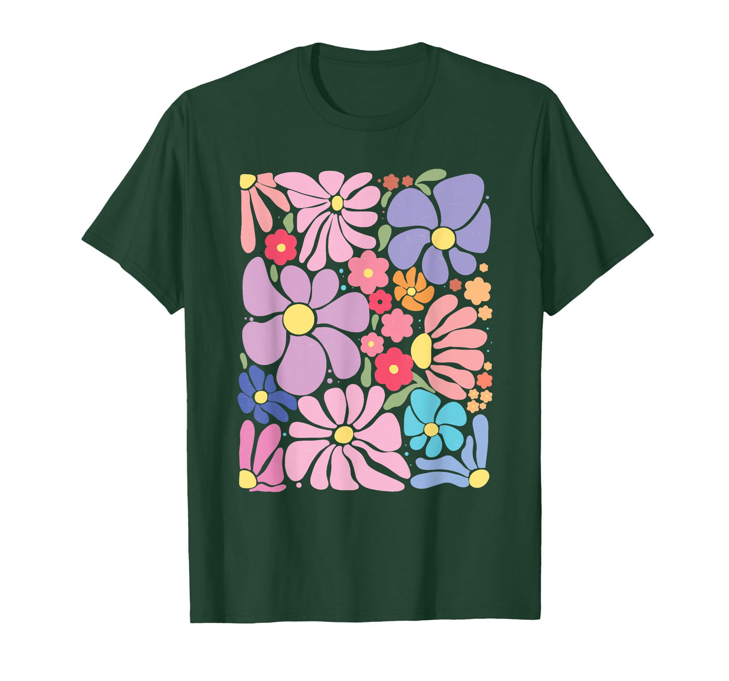 Boho Wildflowers Floral Nature Flower For Women Nature Lover T-Shirt