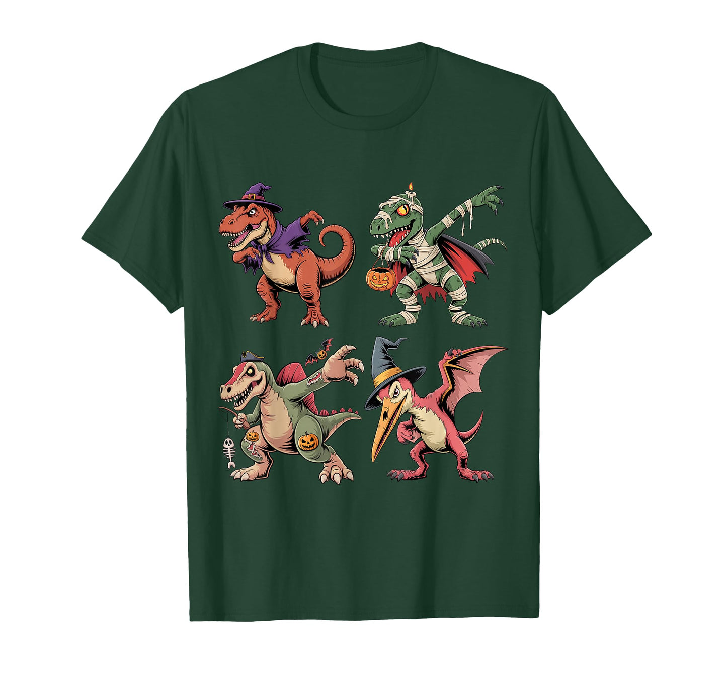 Funny Halloween Dabbing Dinosaur Costume Idea for Boys T-Shirt