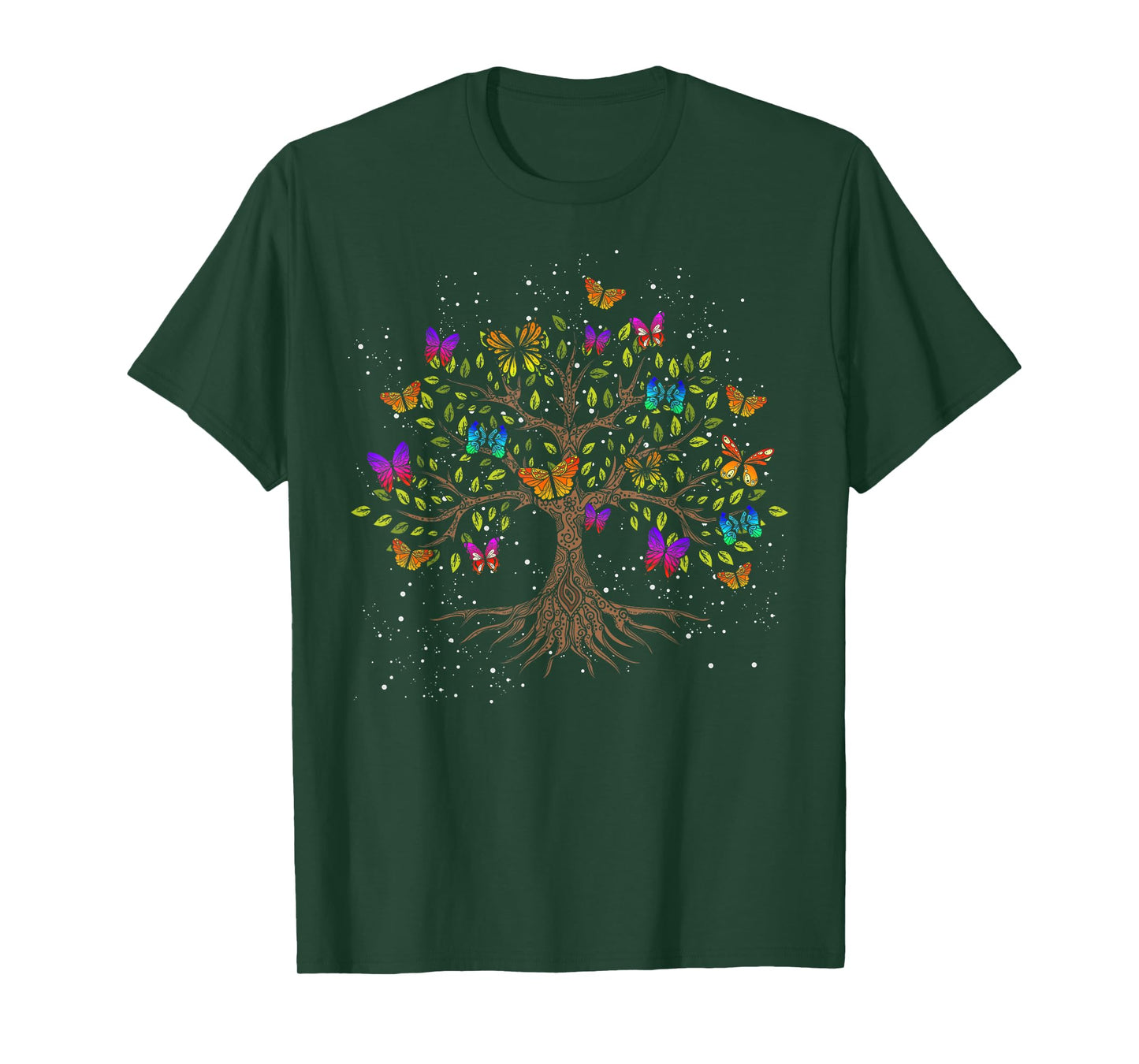 Colorful Insect Animal Butterfly Tree Beautiful Butterfly T-Shirt