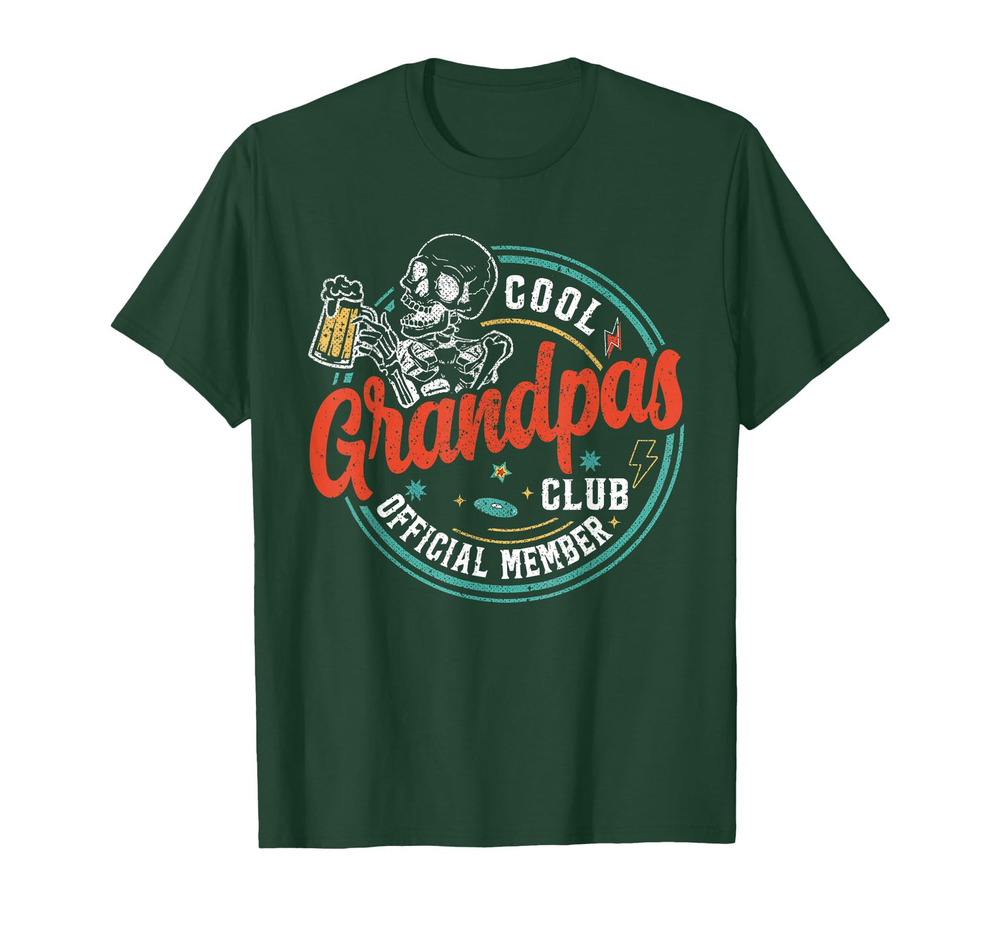 Grandpa Shirt Official Member Cool Grandpas Club T-Shirt
