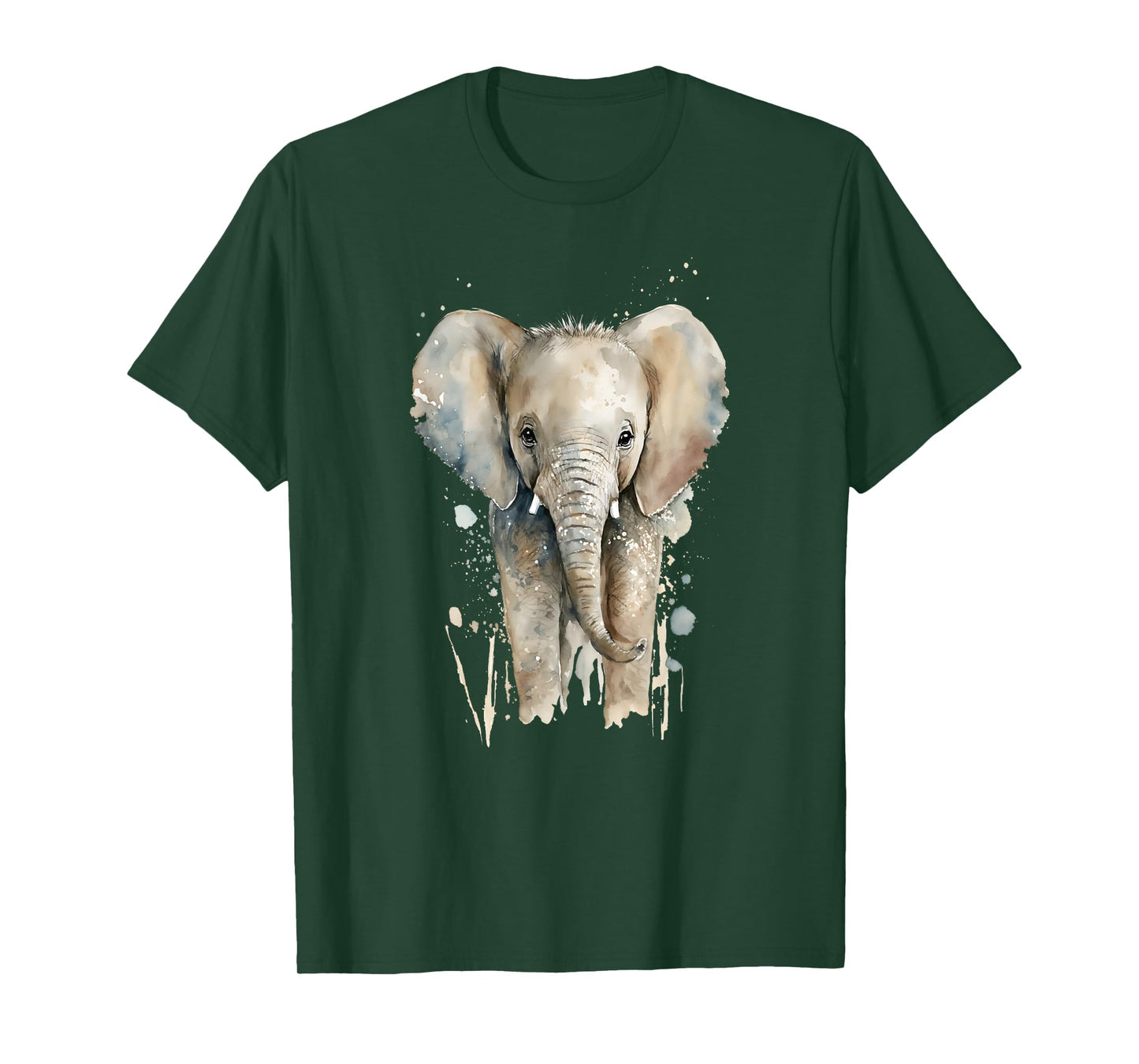 Elephant Watercolor T-Shirt