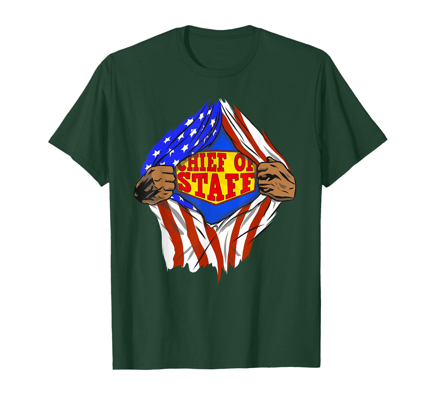 Funny Super Chief Of Staff Hero Job T-Shirt