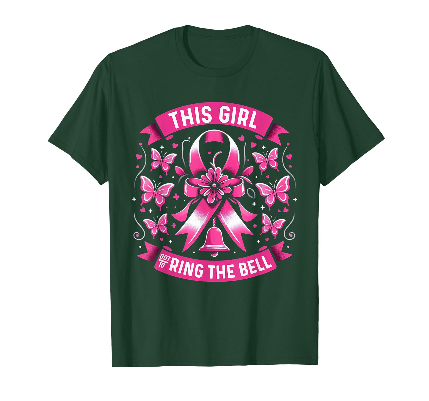 This Girl Got To Ring The Bell Breast Cancer Awareness T-Shirt
