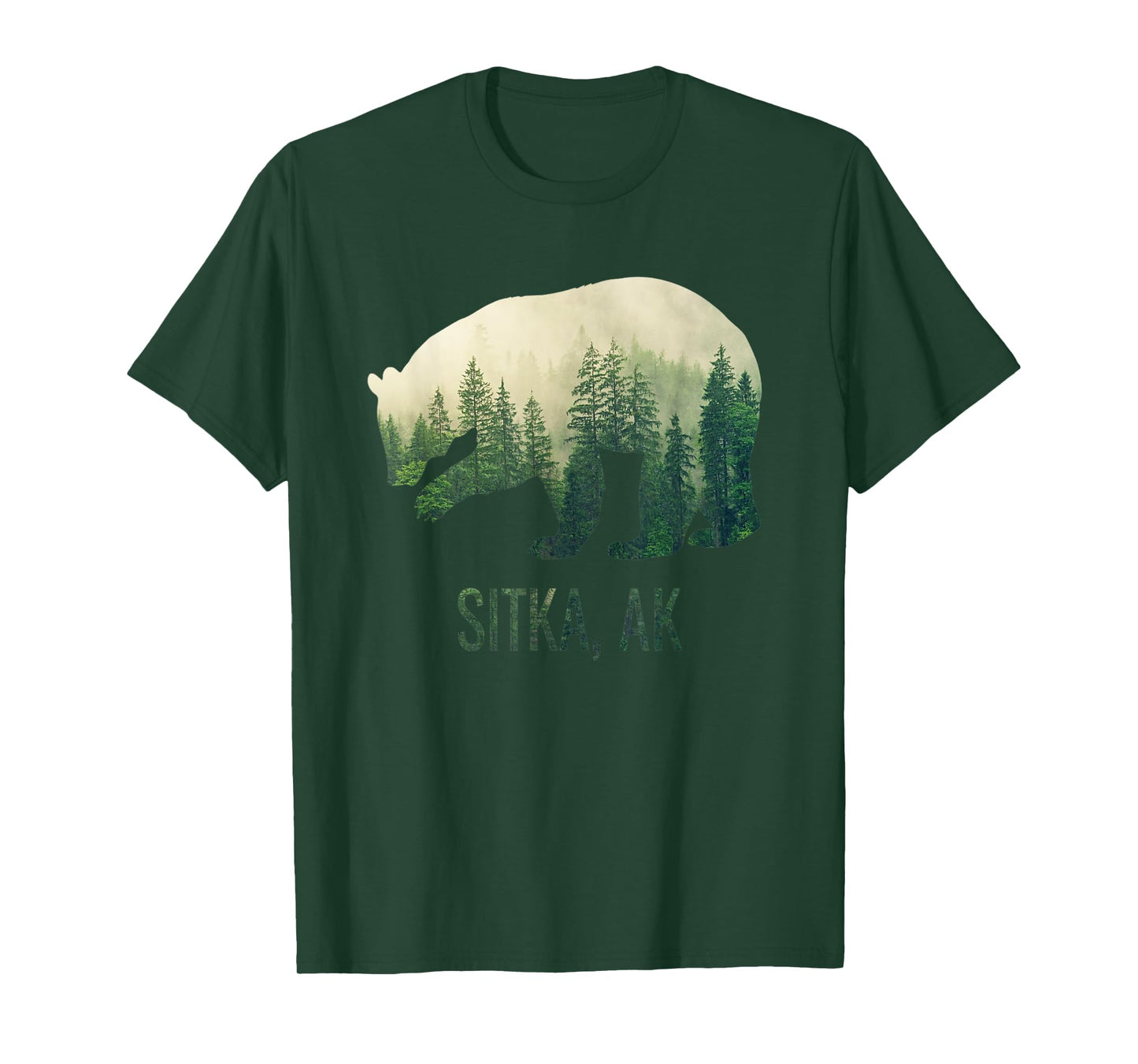 Sitka Bear Southeast Alaska Tongass Wildlife T-Shirt