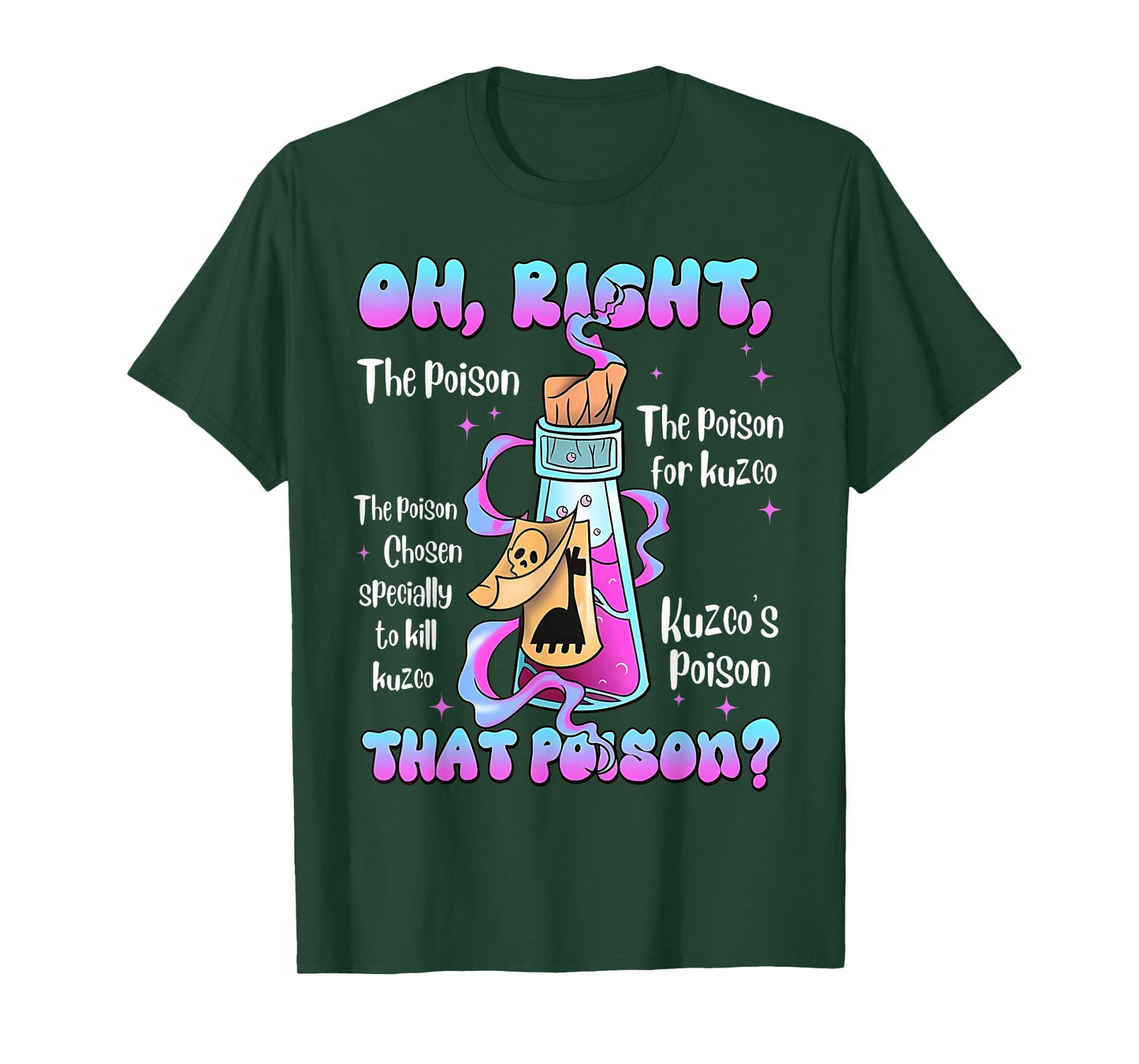 Vintage Oh Right That Poison Llama Halloween T-Shirt