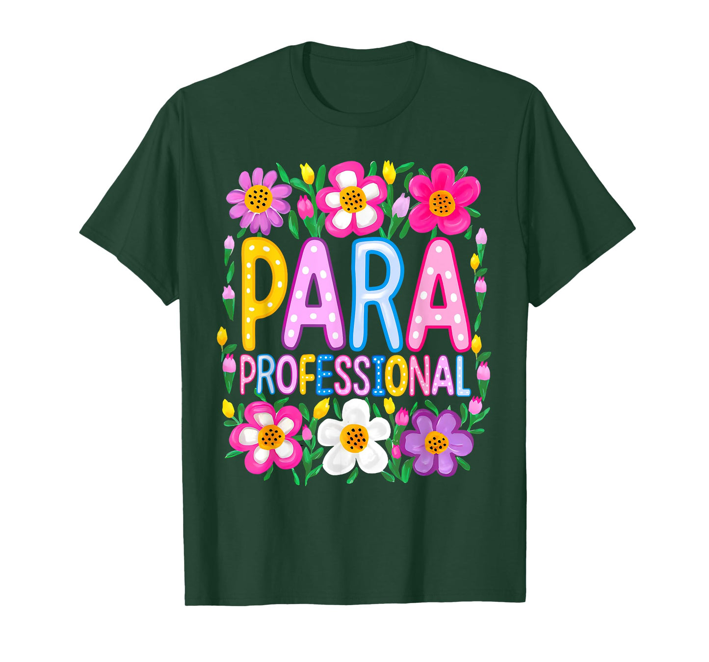 Paraprofessional Para Teacher Back To School Happy First Day T-Shirt