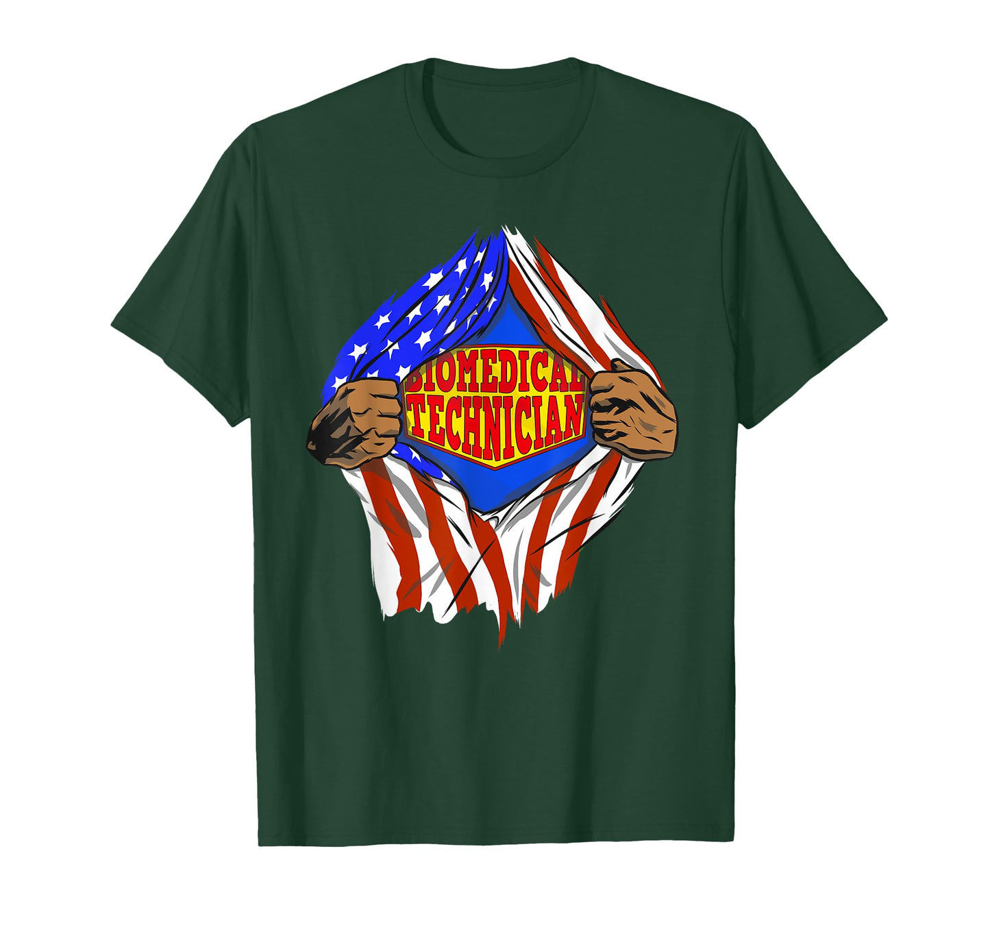 Funny Super Biomedical Technician Hero Job T-Shirt