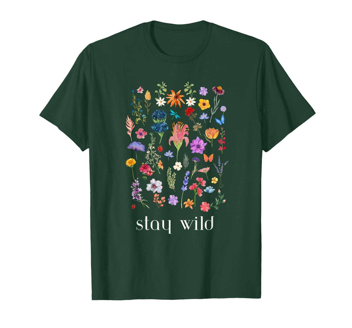 Stay Wild Flowers T-Shirt
