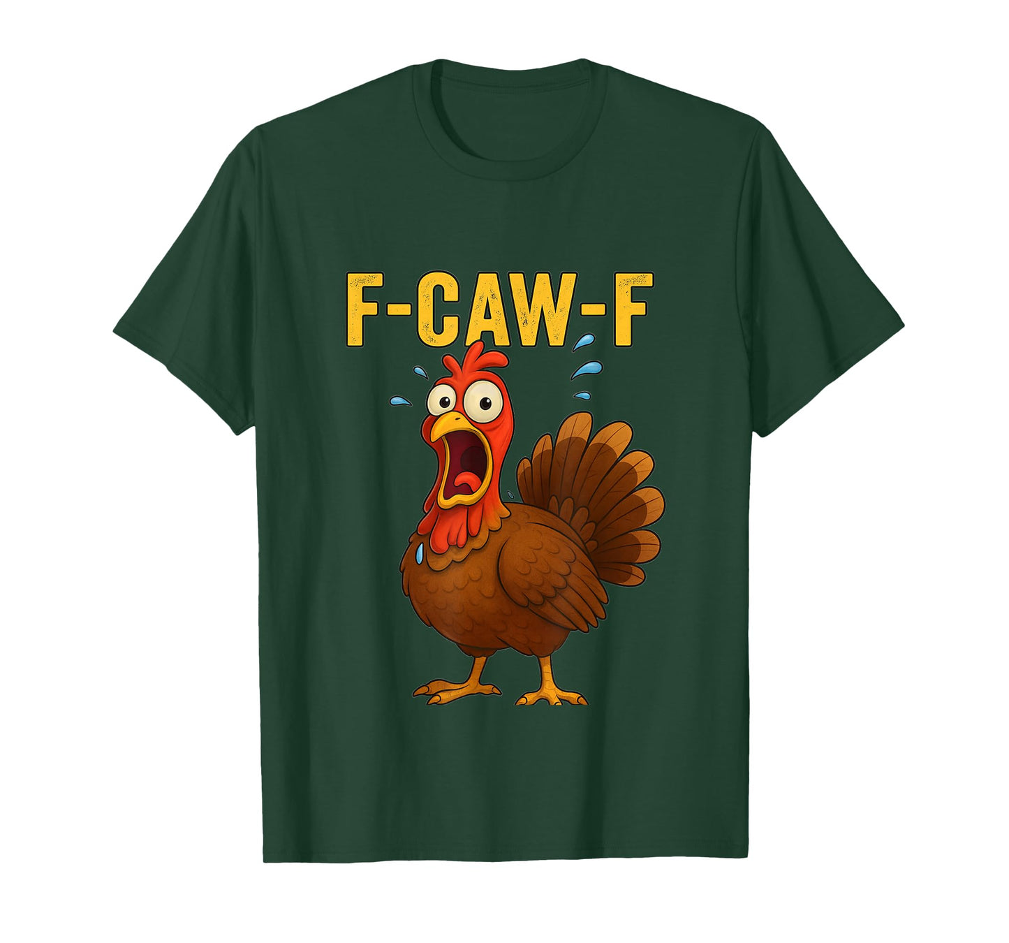 F -Caw - F Cartoon Tee-T Shirt T-Shirt