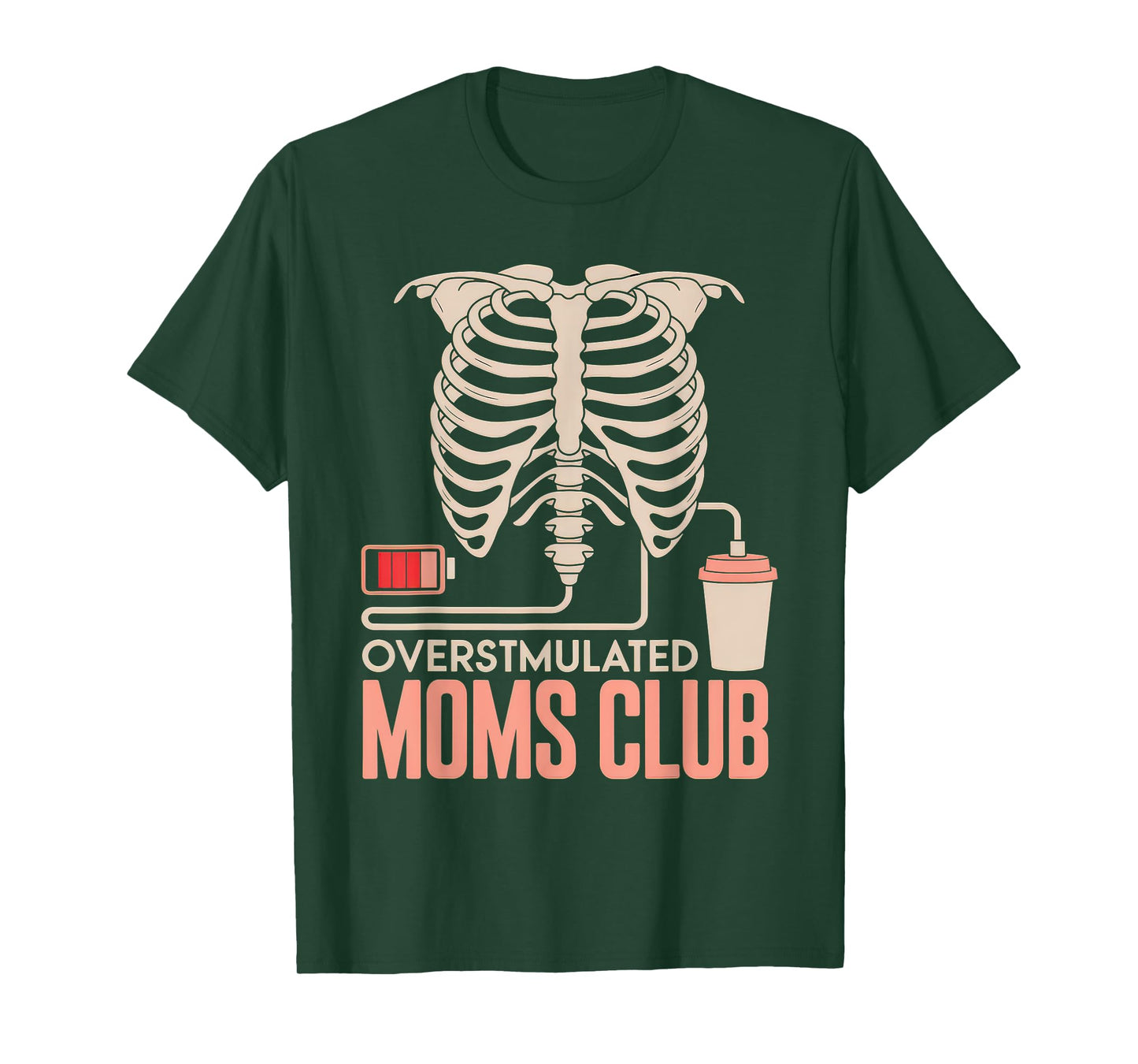 Overstimulated Moms Club Tshirt Mom Depression Mental Health T-Shirt