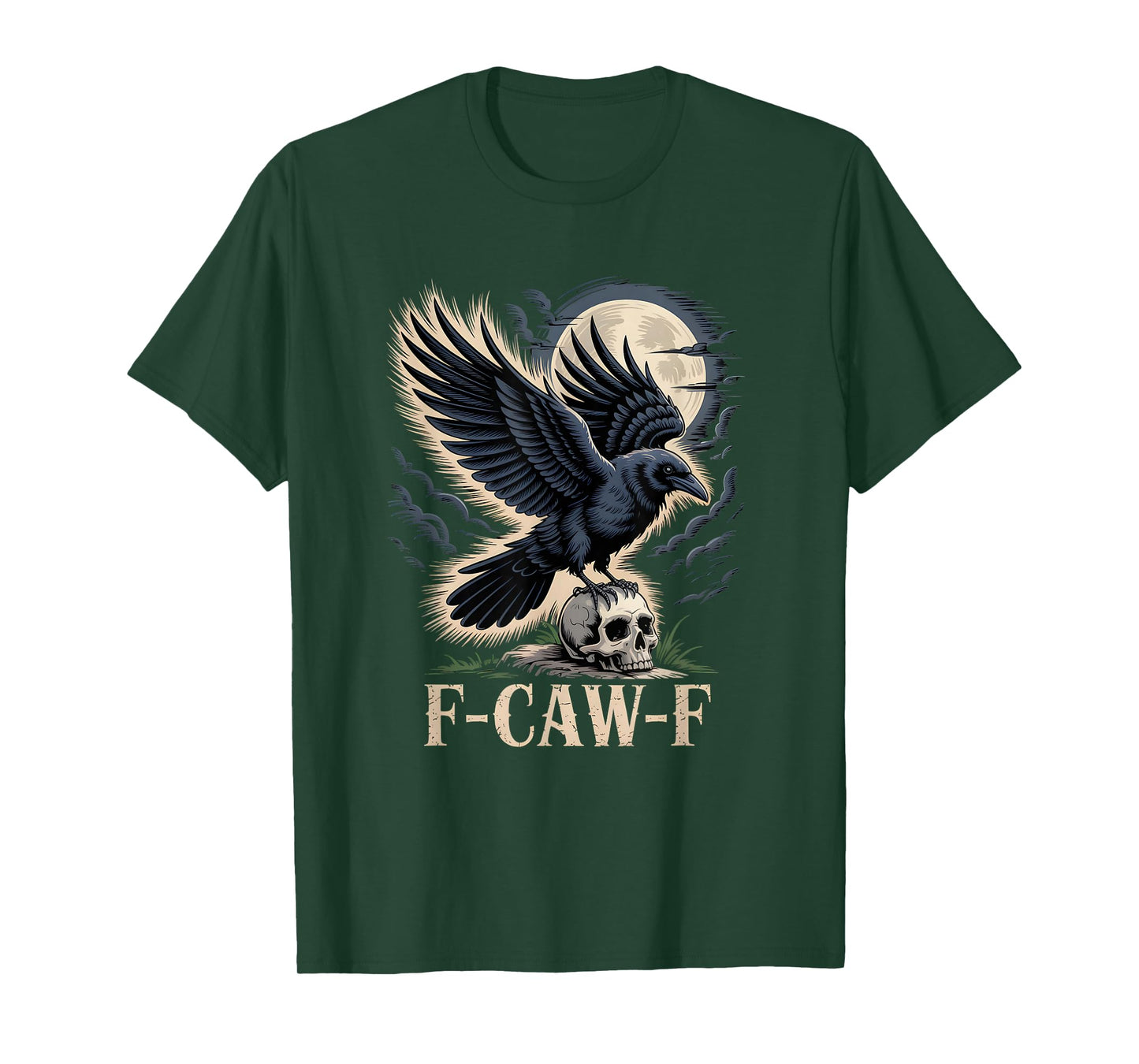 F-Caw-F Crow Halloween T-Shirt