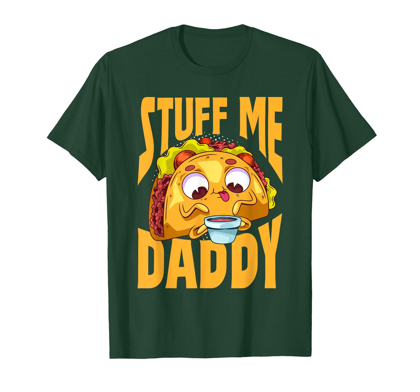 Cute Taco Humor Design T-Shirt