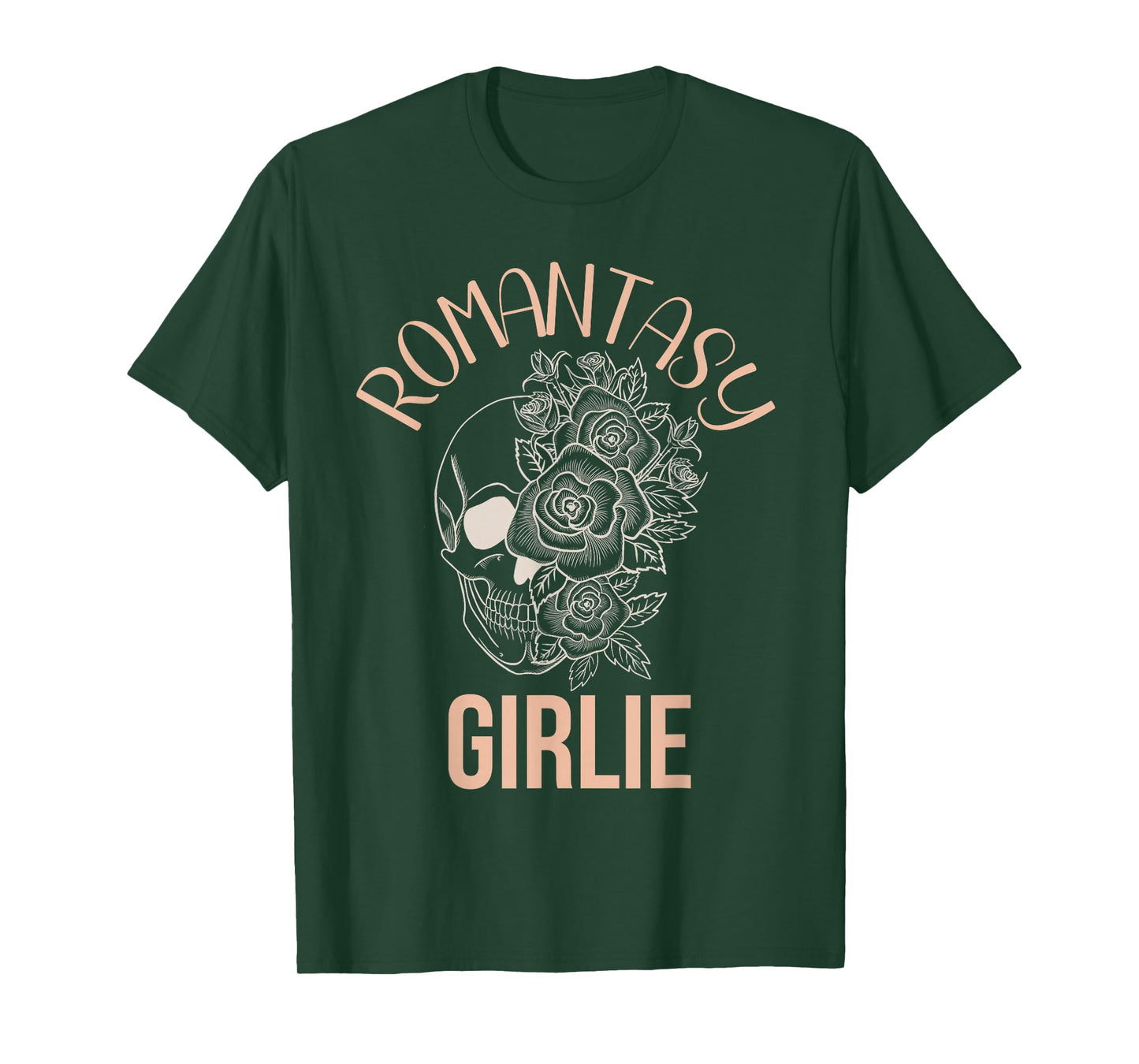 Romantasy Girlie Women Spicy Book Lover Romance Skeleton T-Shirt