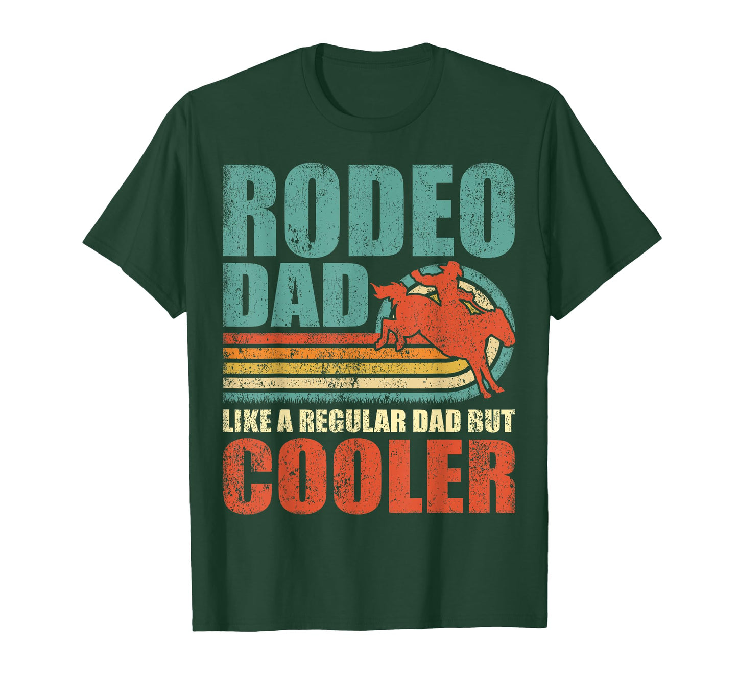 Retro Style Vintage Rodeo Dad Father's Day T-Shirt