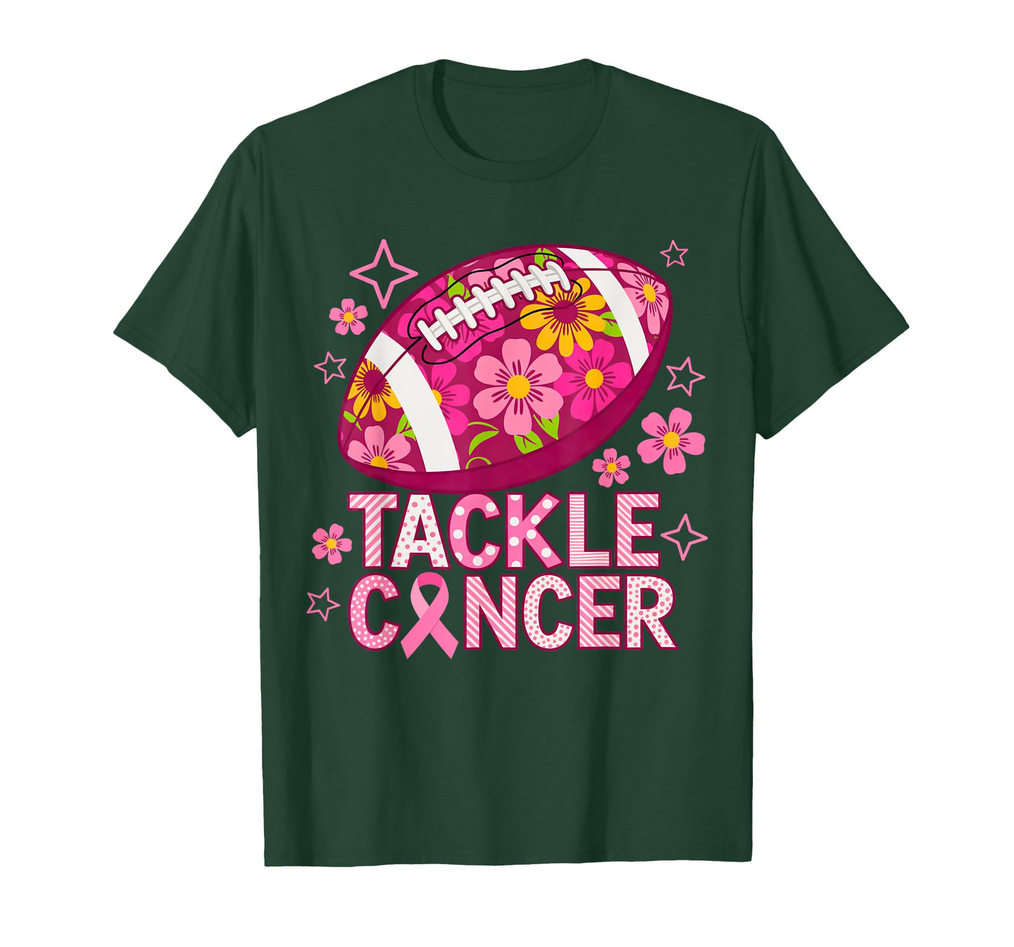Breast Cancer Football Mom Sport Lovers Football Mama Season T-Shirt