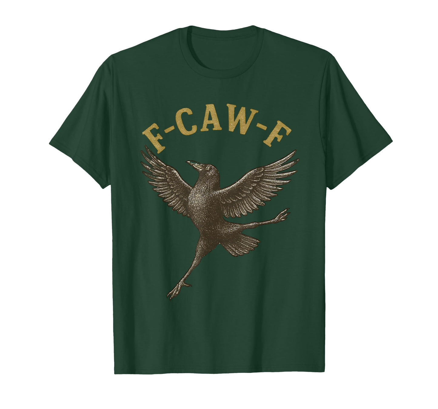 F-Caw-F Crow Women F Caw F Black Bird FcawF Raven Funny T-Shirt