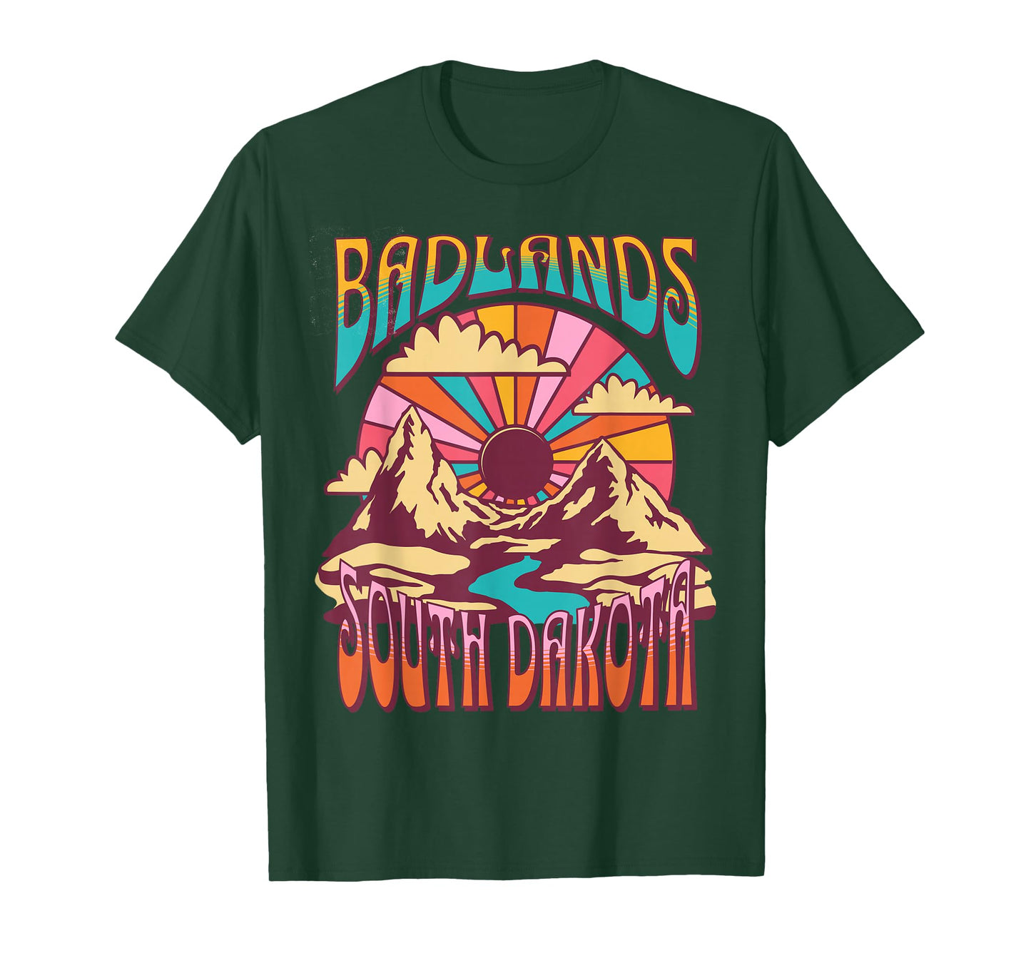 Badlands South Dakota Nature Hiking Mountains Outdoors T-Shirt