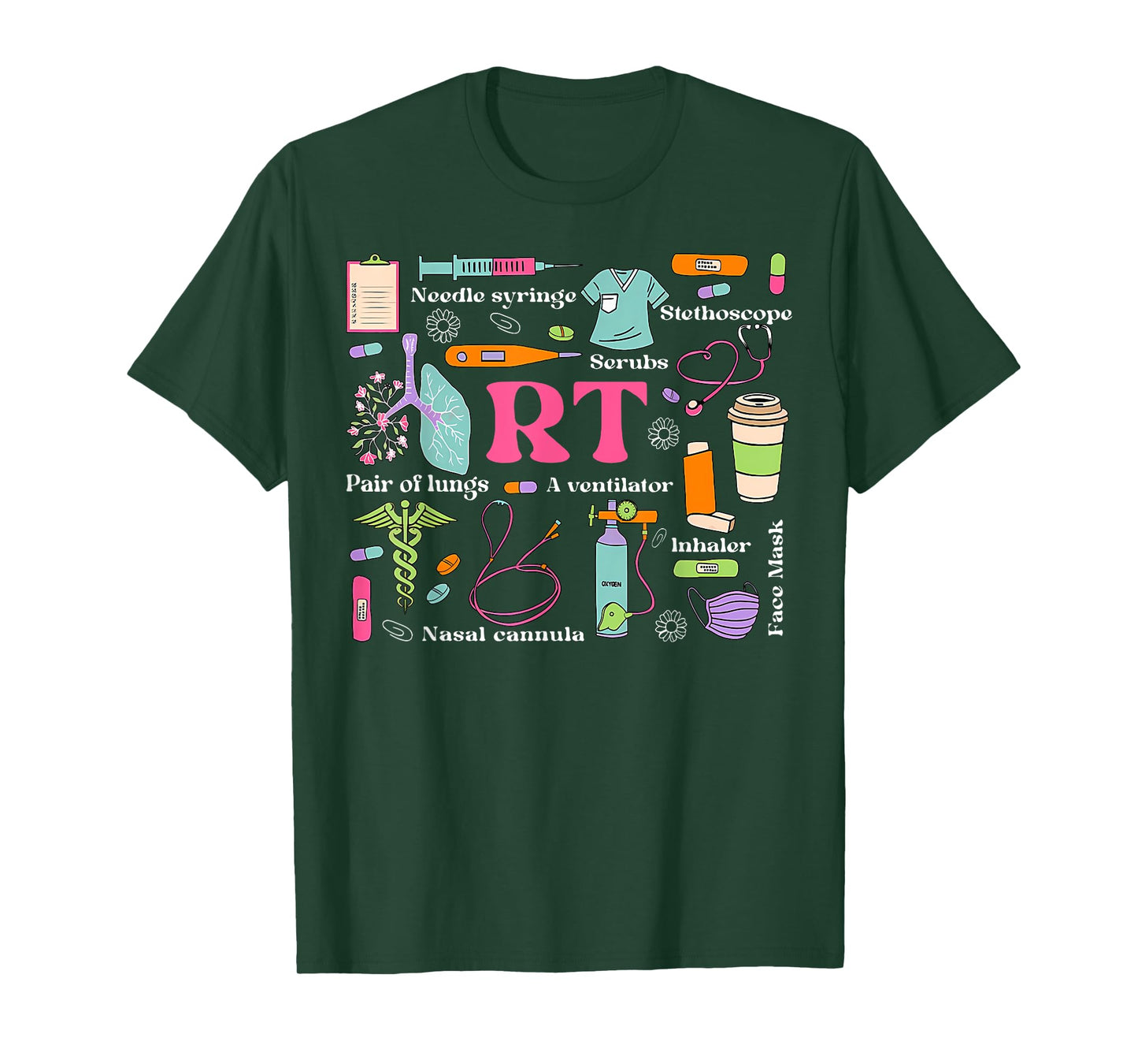 Respiratory Therapist Funny RT Care Respiratory Therapy T-Shirt