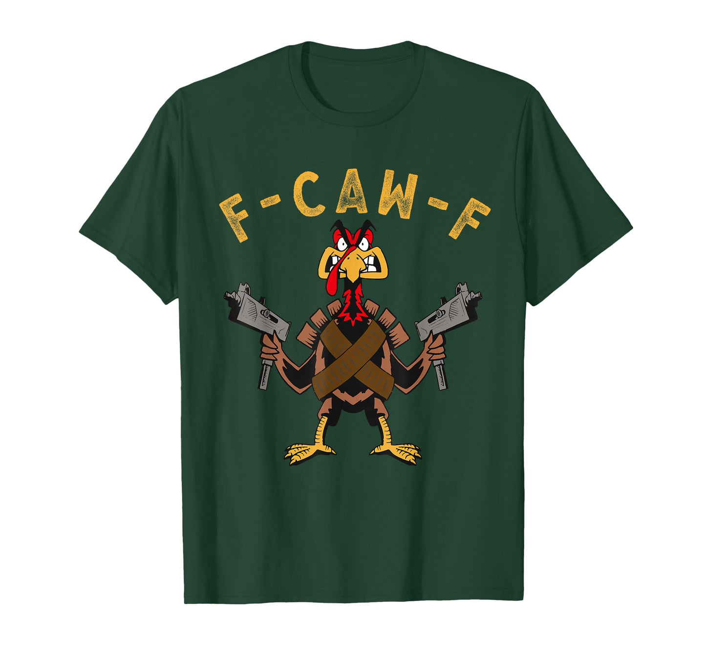 F-Caw-F Funny Turkey FCAWF Humour Turkey Thanksgiving Meme T-Shirt
