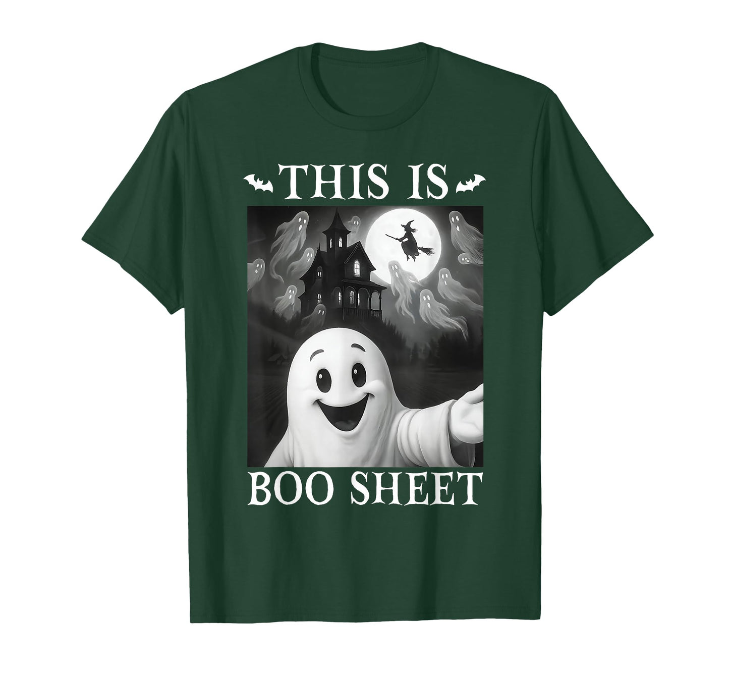 This is Boo Sheet Boo Ghost Halloween Men Women Kids T-Shirt