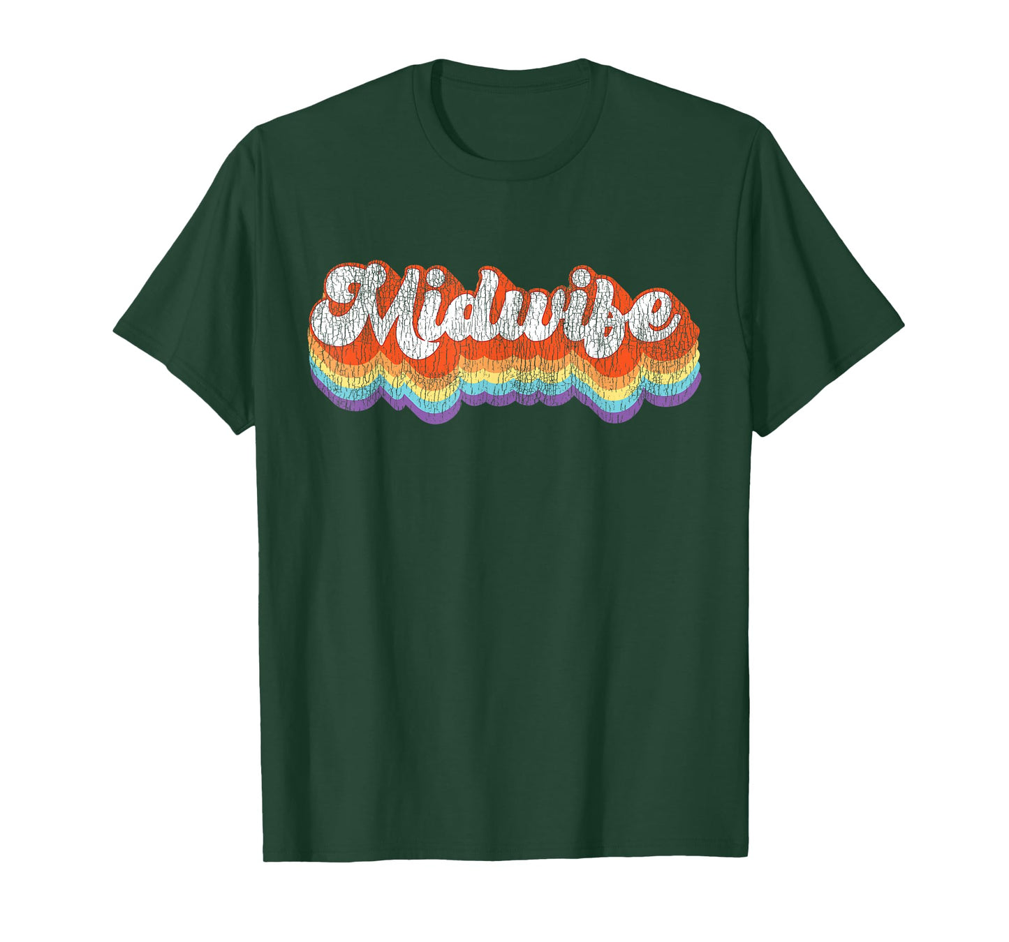Nurse Midwife Birth Worker Retro Vintage Midwife T-Shirt