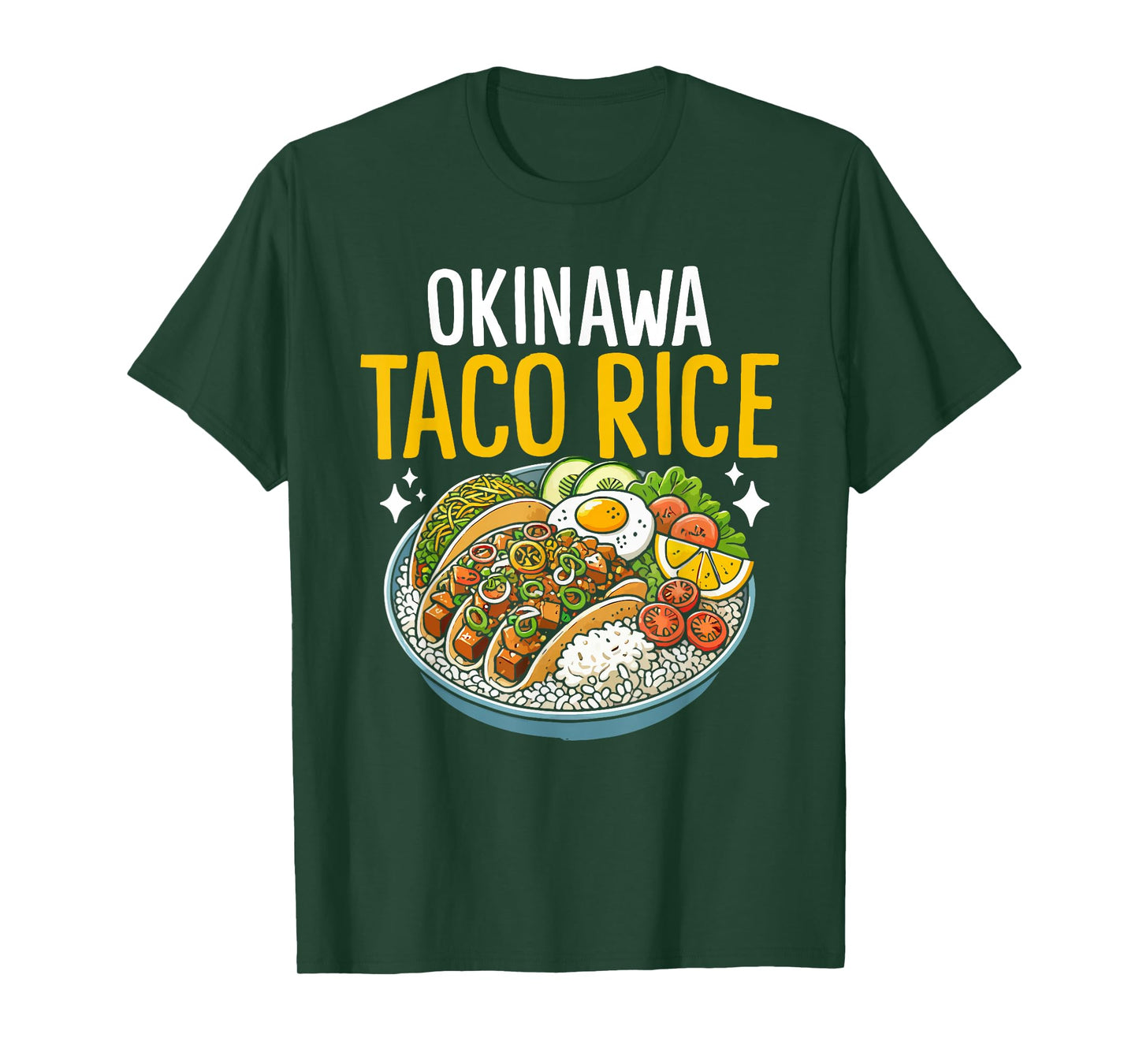 Okinawa Taco Rice Funny Japanese Okinawan Asian Food Lovers T-Shirt