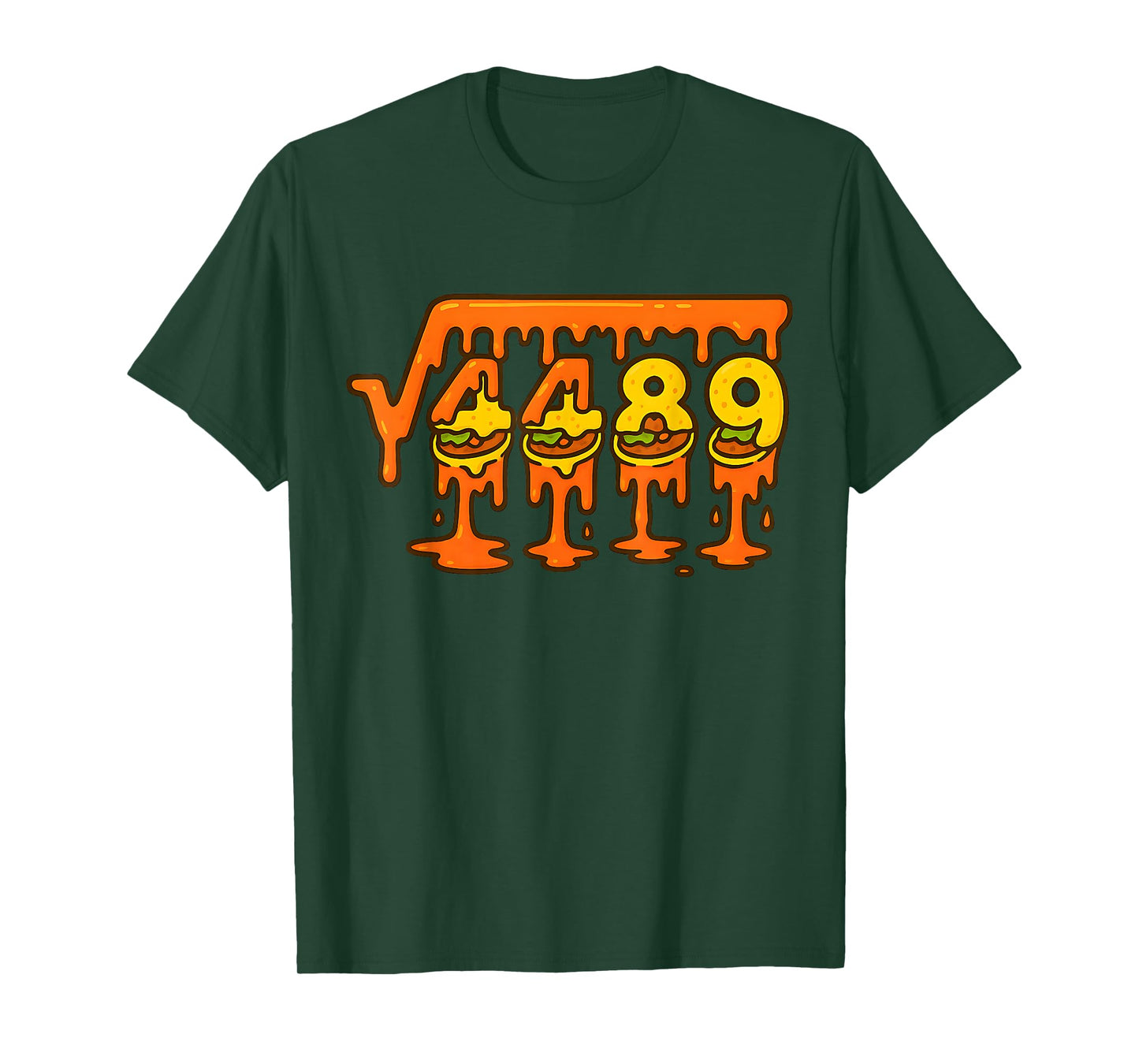 67 Meme drip Taco Squad Square Root 4489 Slang Math Teacher T-Shirt