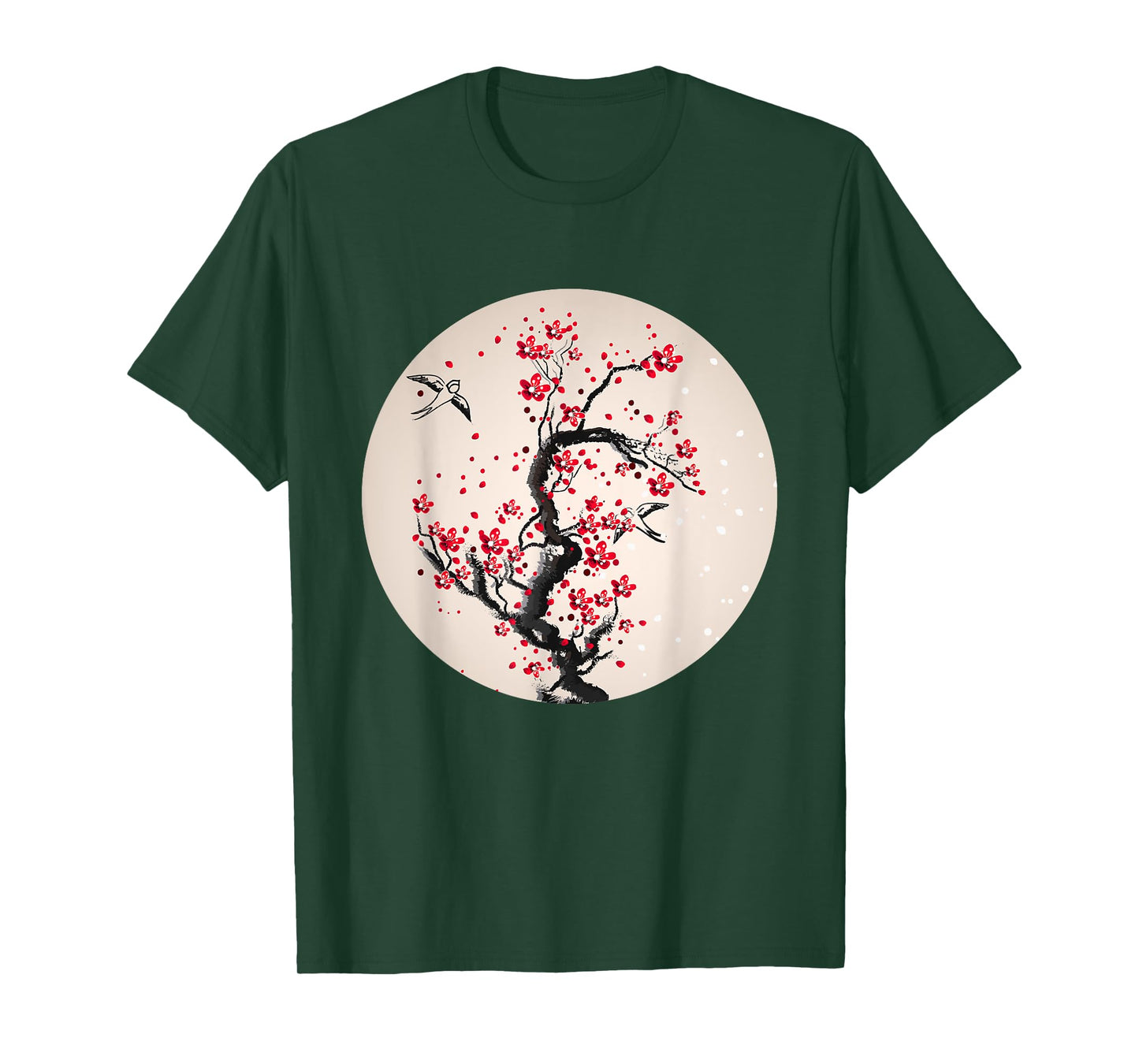 Watercolor Cherry Blossom Tree Tshirt T-Shirt