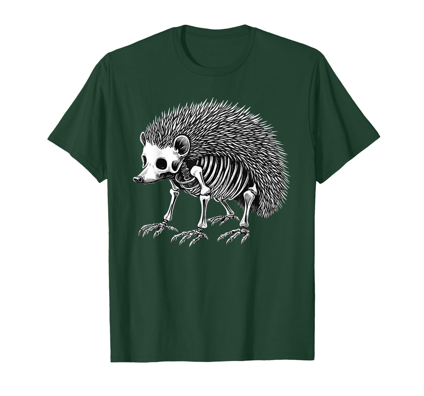 Hedgehog Skeleton Halloween T-Shirt