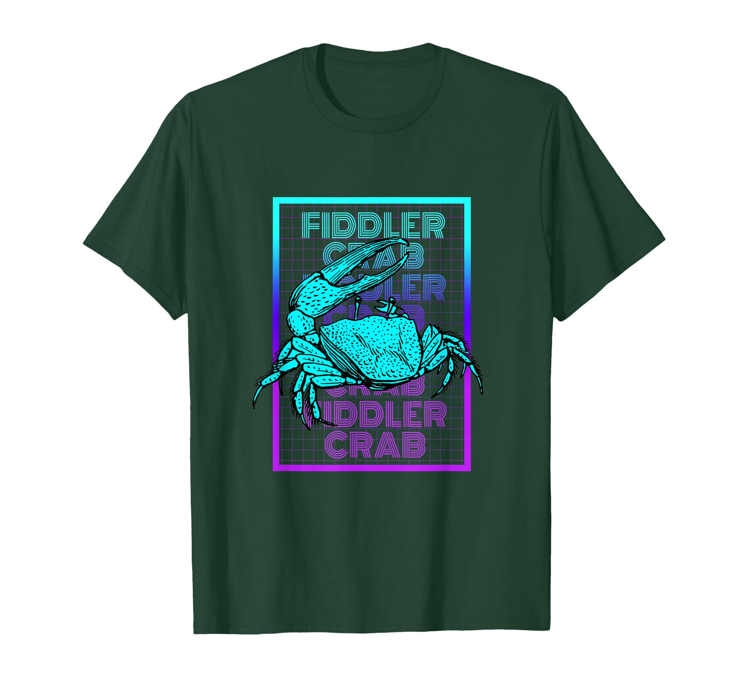 Fiddler Crab Vintage Retro Fiddler Crab T-Shirt