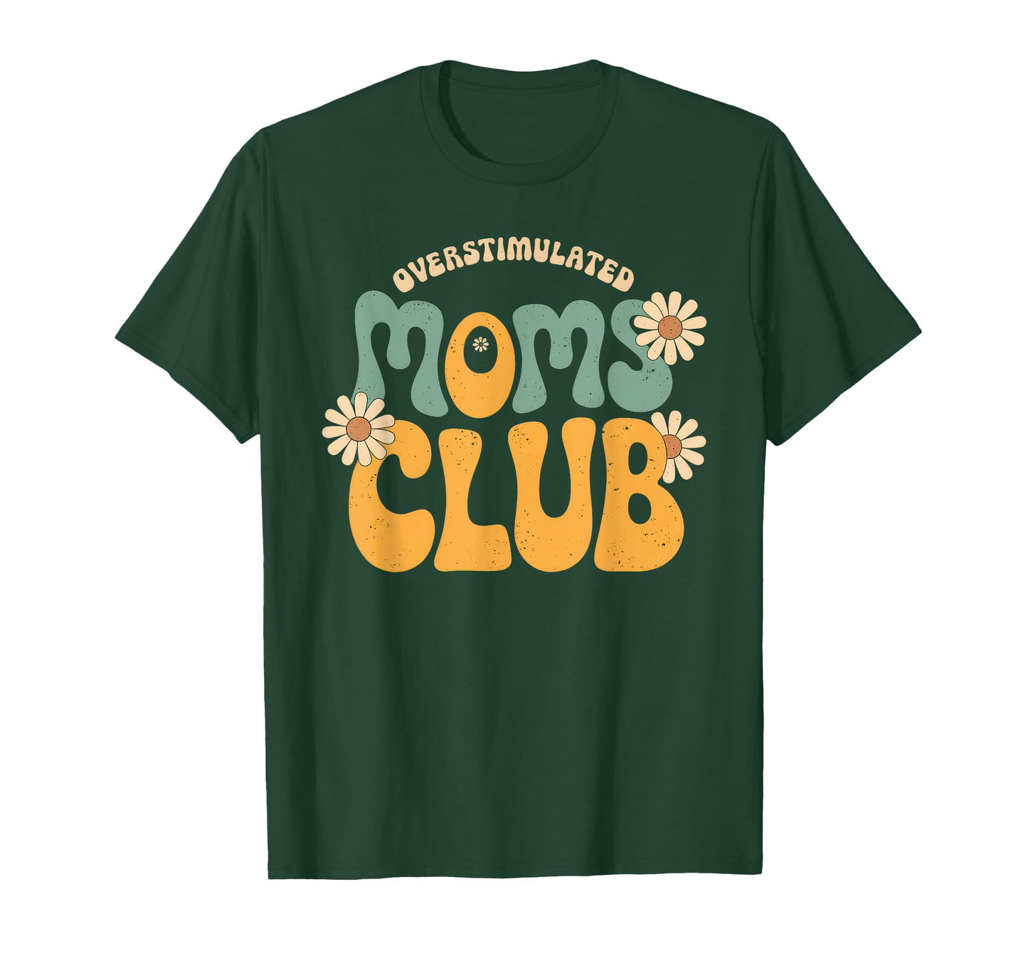 Overstimulated Moms Club Tshirt Mom Depression Mental Health T-Shirt