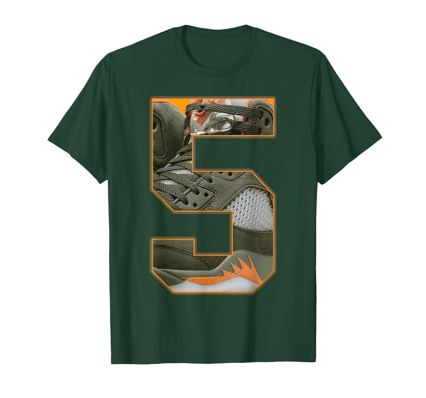 Number 5 Olive 5s Matching Tee Loser Lover Matching T-Shirt