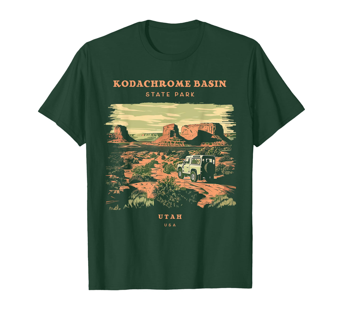 Kodachrome Basin State Park Utah Retro Vintage T-Shirt
