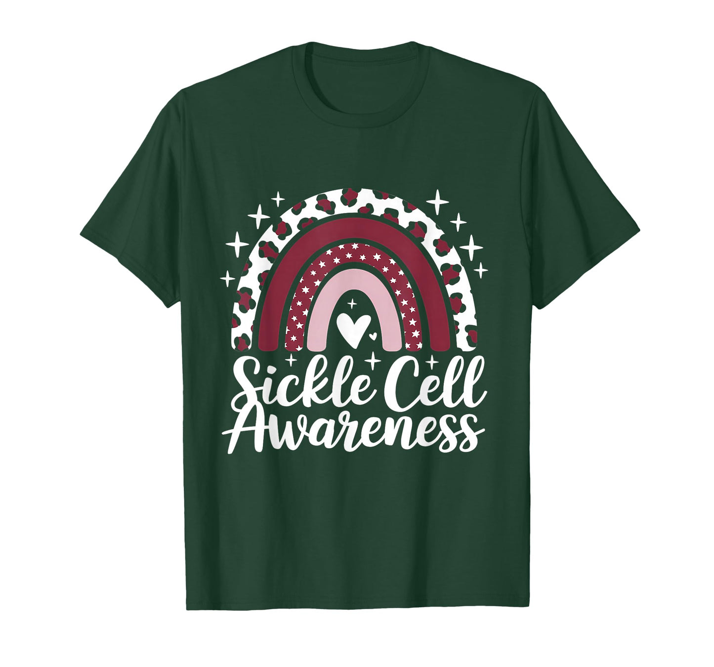 Sickle Cell Awareness Anemia Rainbow Sickle Cell Survivor T-Shirt
