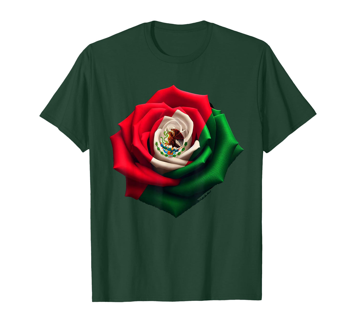 Mexico Gift Rose Tijuana Mexican Hispanic Pride Poncho T-Shirt